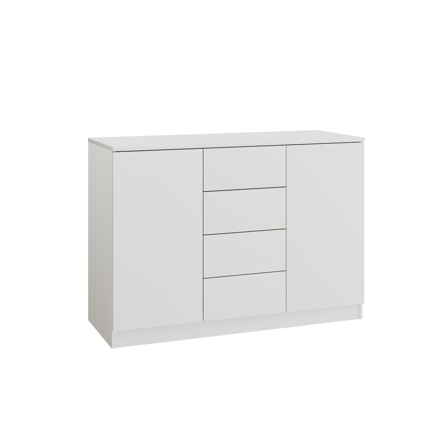 SLEEP VARIA Customizable Bedroom Build-in System with Nightstands – Oiled Oak / White Matt