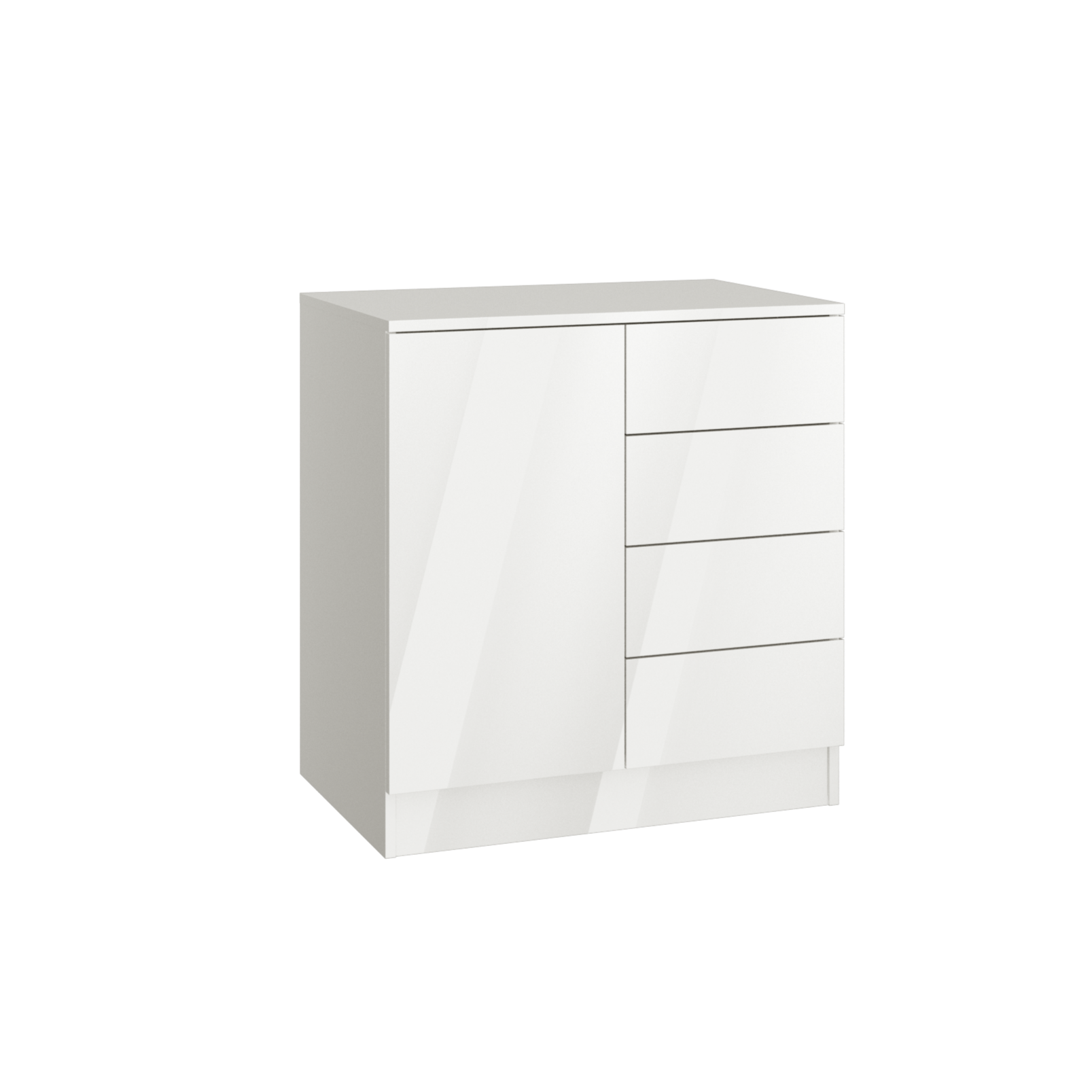 SLEEP VARIA Customizable Bedroom Build-in System – Oiled Oak / White Gloss