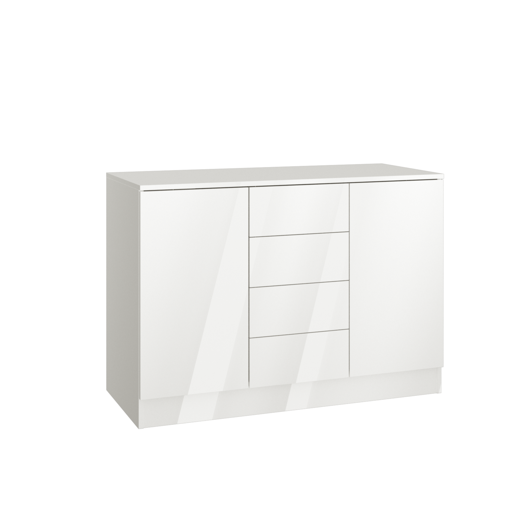 SLEEP VARIA Customizable Bedroom Build-in System – Oiled Oak / White Gloss