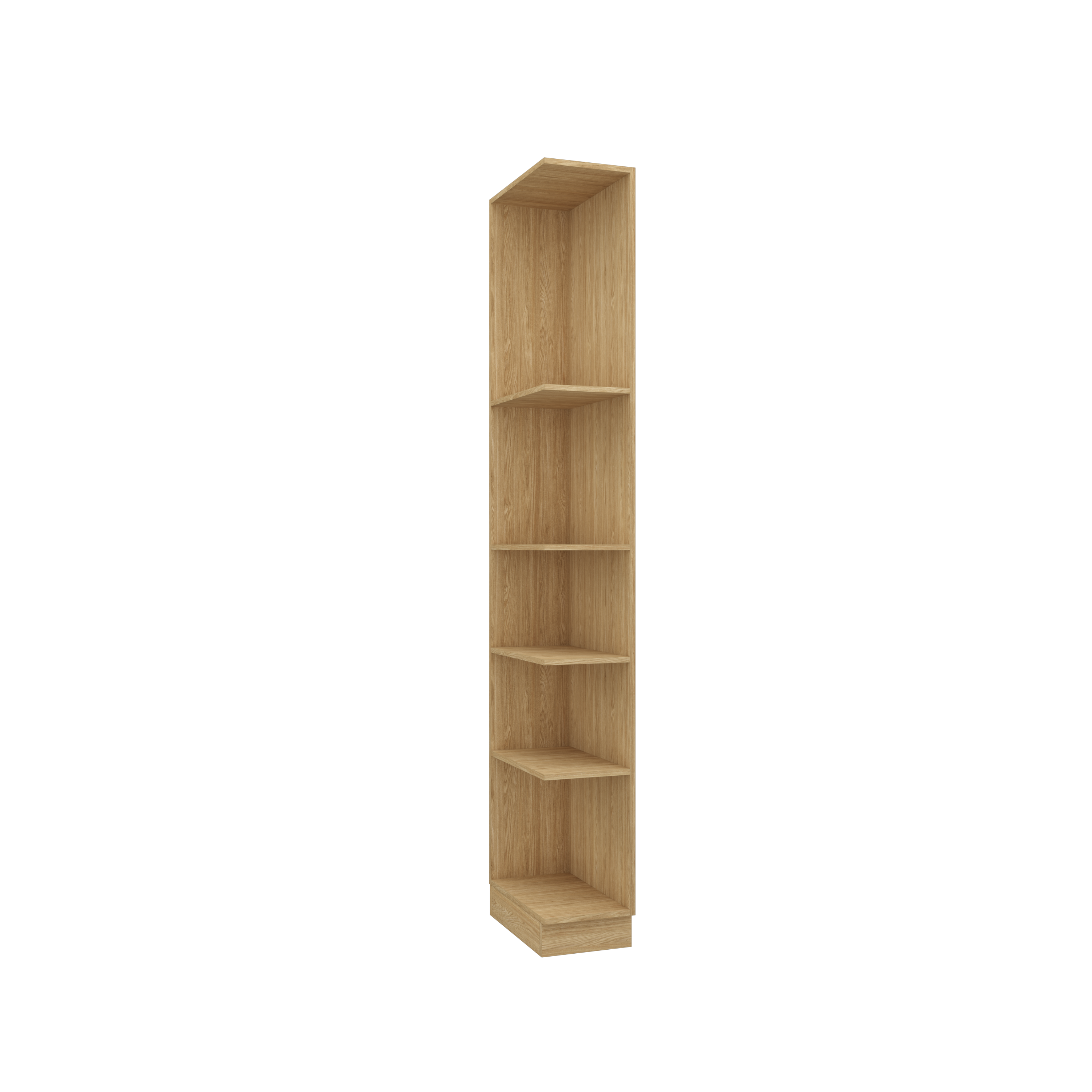 SLEEP VARIA Customizable Bedroom Build-in System with Nightstands – Oiled Oak / Oiled Oak