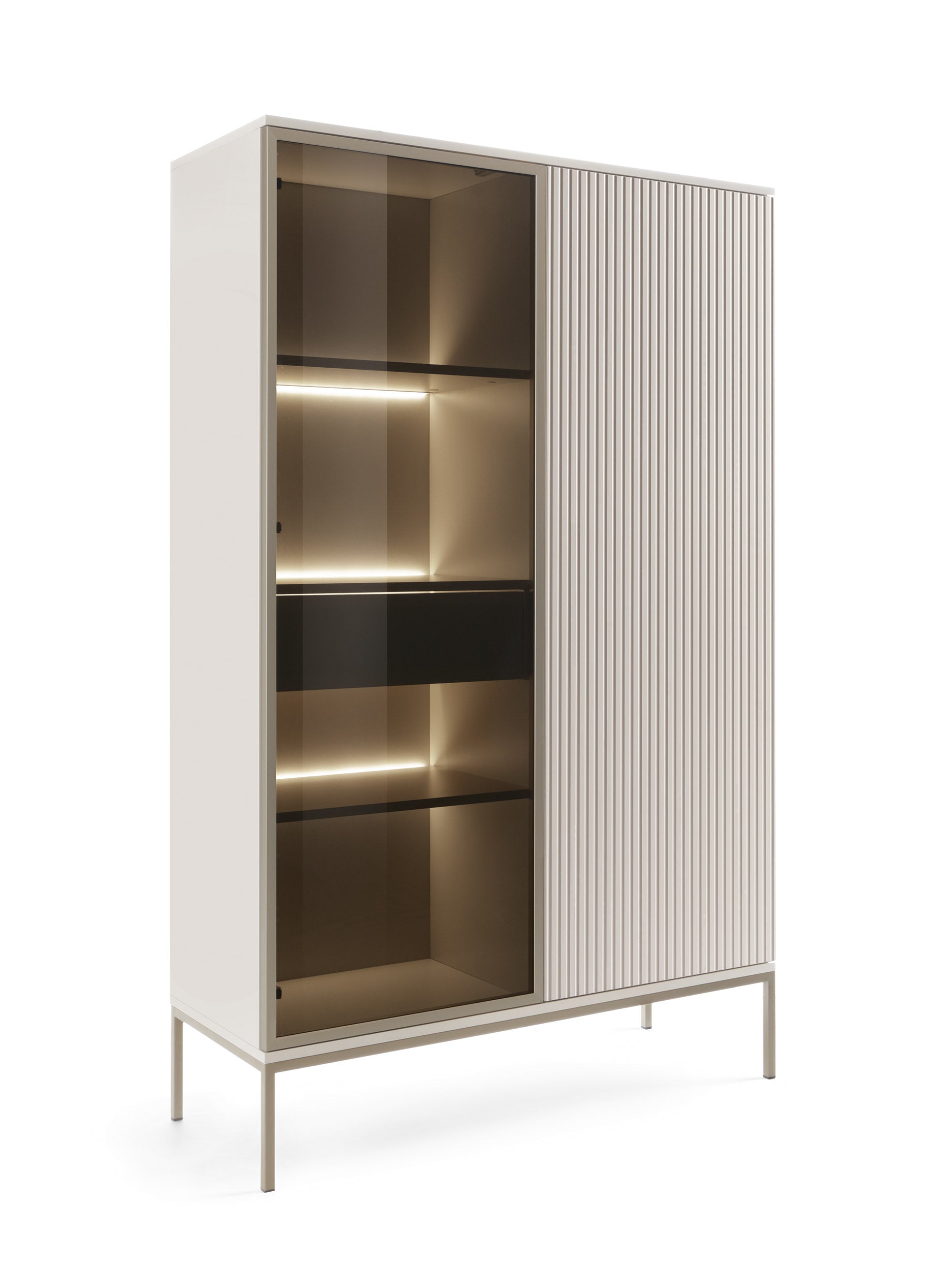 Sento Hohe Vitrine - Moderne Eleganz Kaschmir