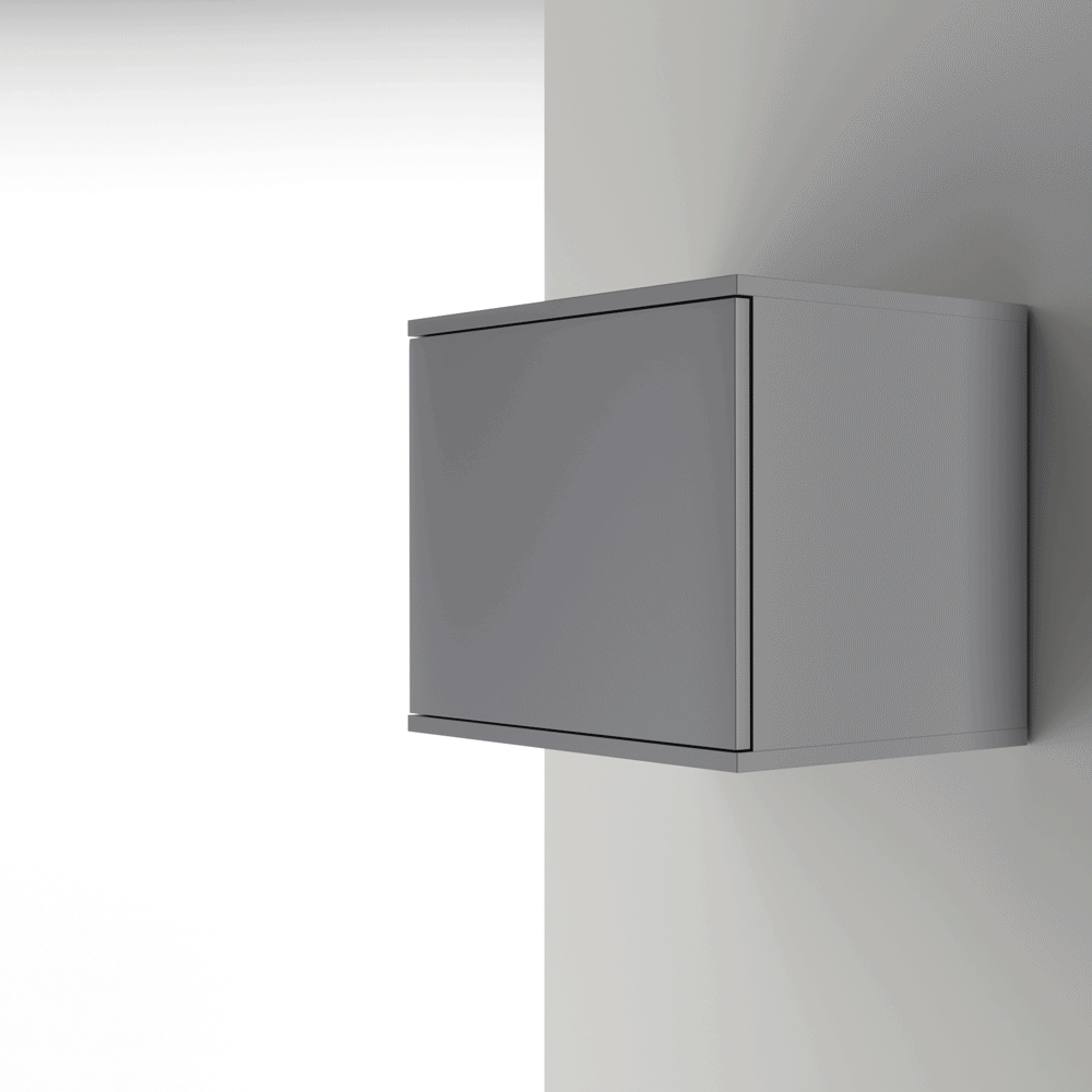 PK Emi 18 Flurgarderobe Artisan Eiche/Schwarz - Polsterpaneele in verschiedenen Farben