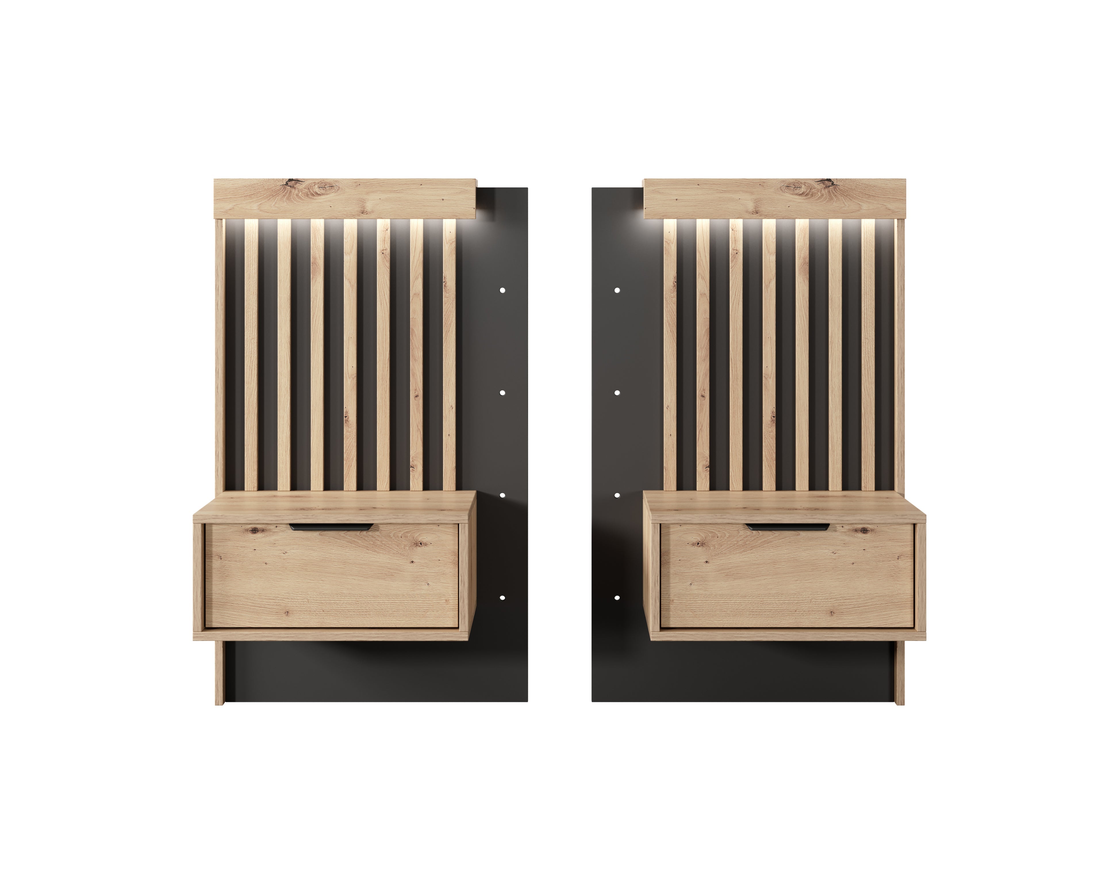 Lask Tally – Nachttische (Zweier-Set)