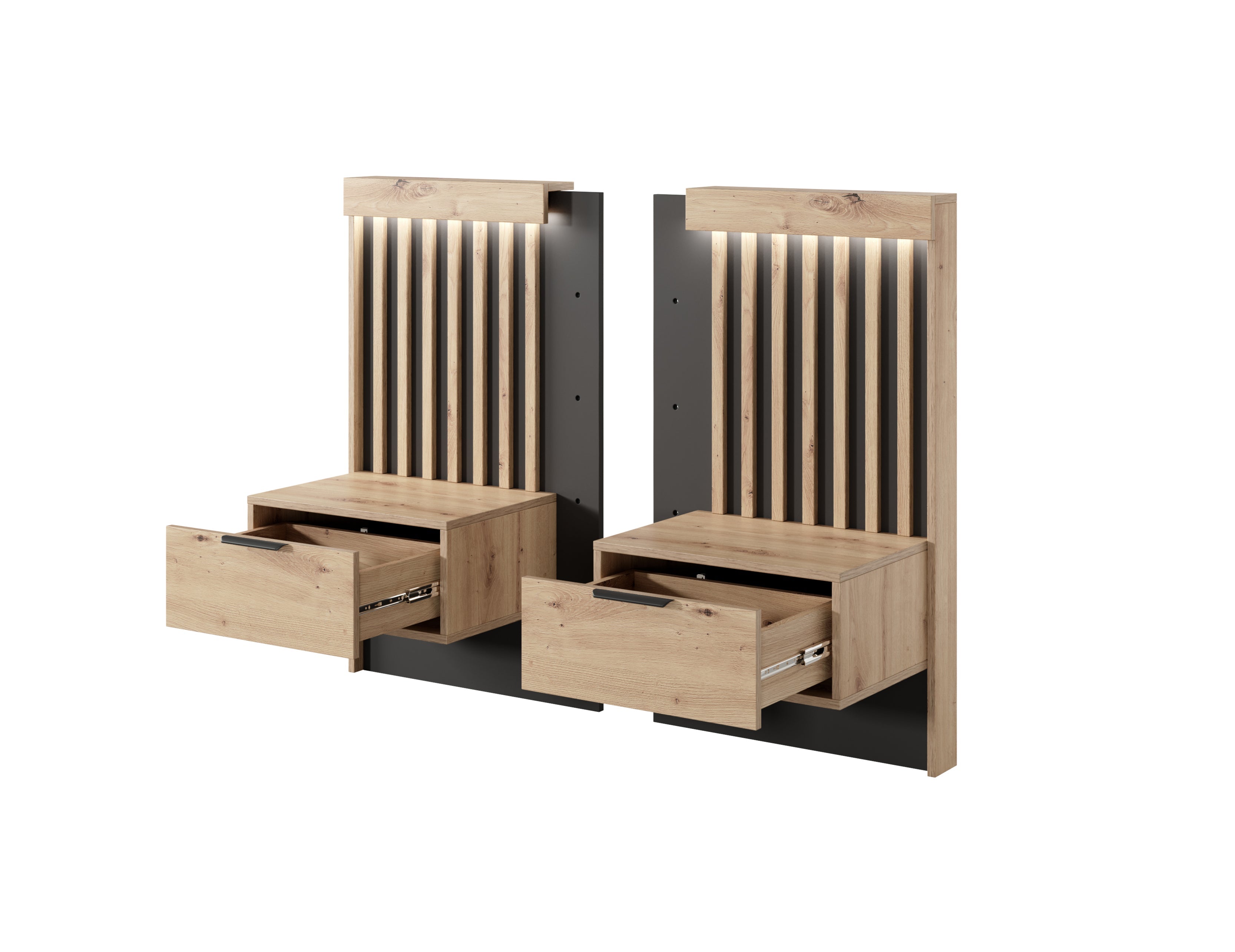 Lask Tally – Nachttische (Zweier-Set)