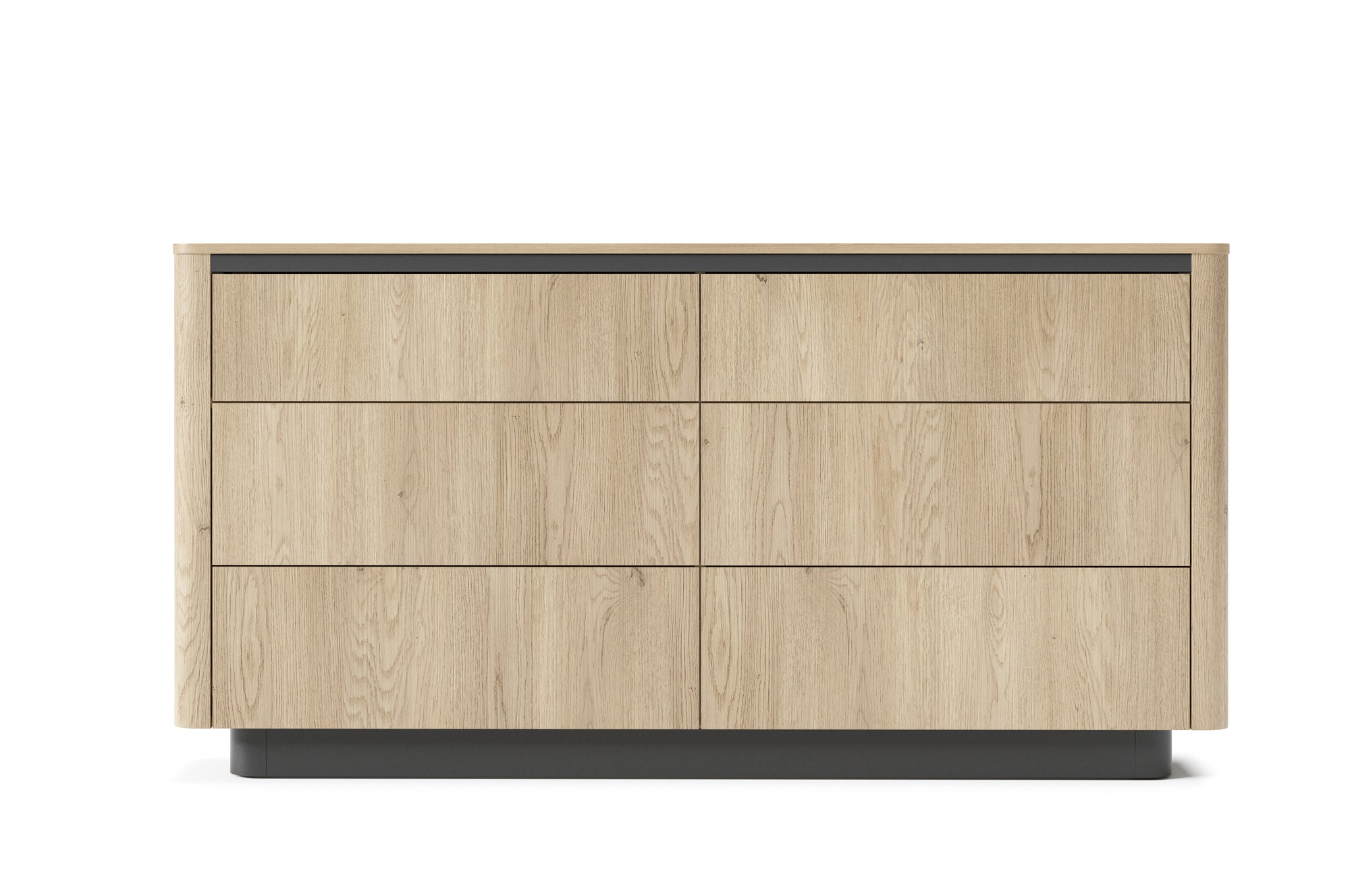 Lask Torro – Sideboard 163 cm mit 6 Schubladen (163,2 × 82,9 × 38,1 cm)