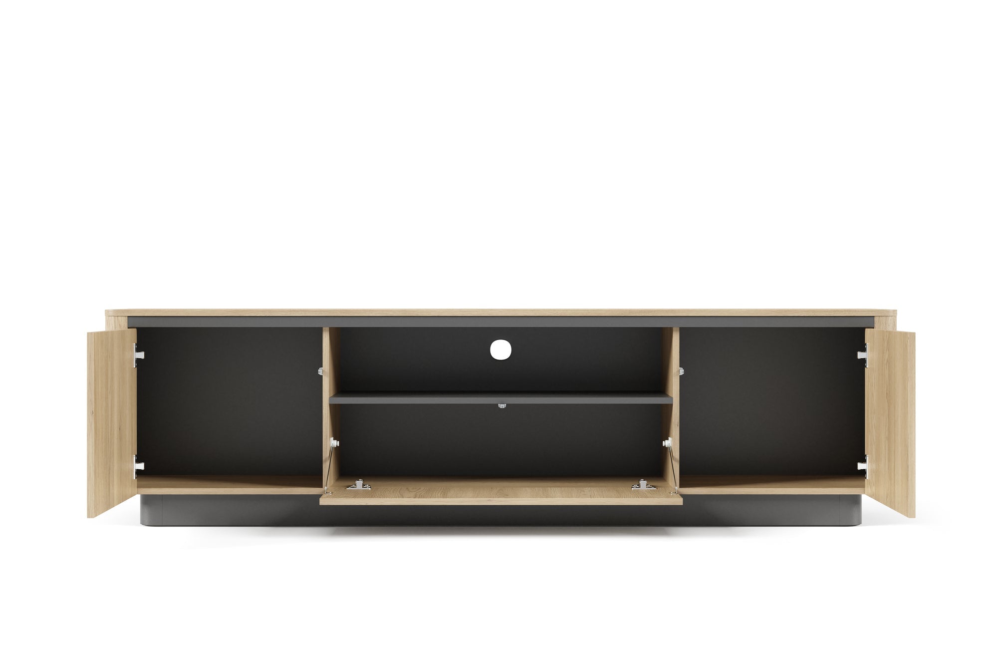 Lask Torro – TV Cabinet 200 cm with 3 Doors (200 × 54.9 × 38.1 cm)