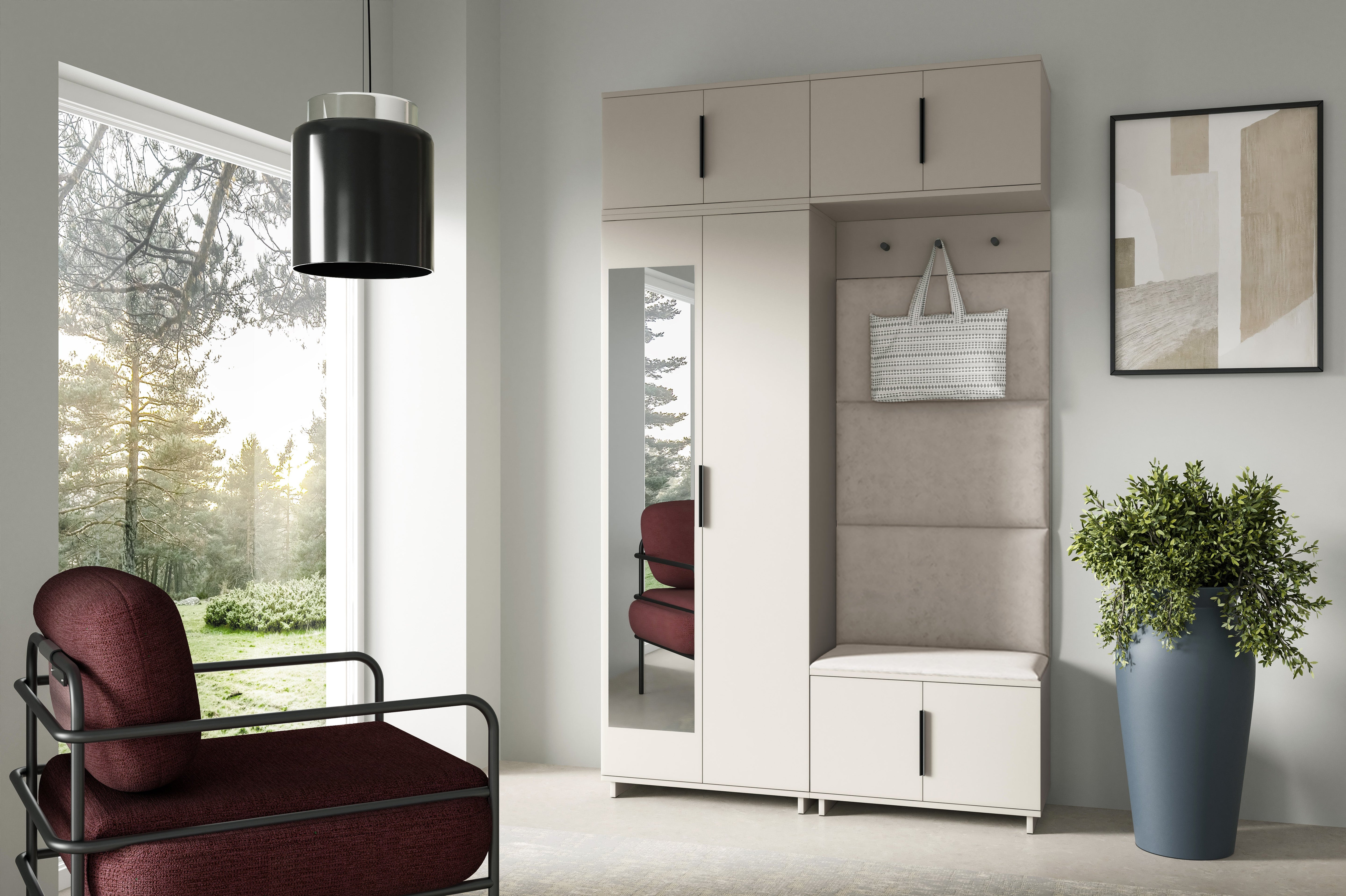 PK Bianco 1 Flurgarderoben-Set - Creme