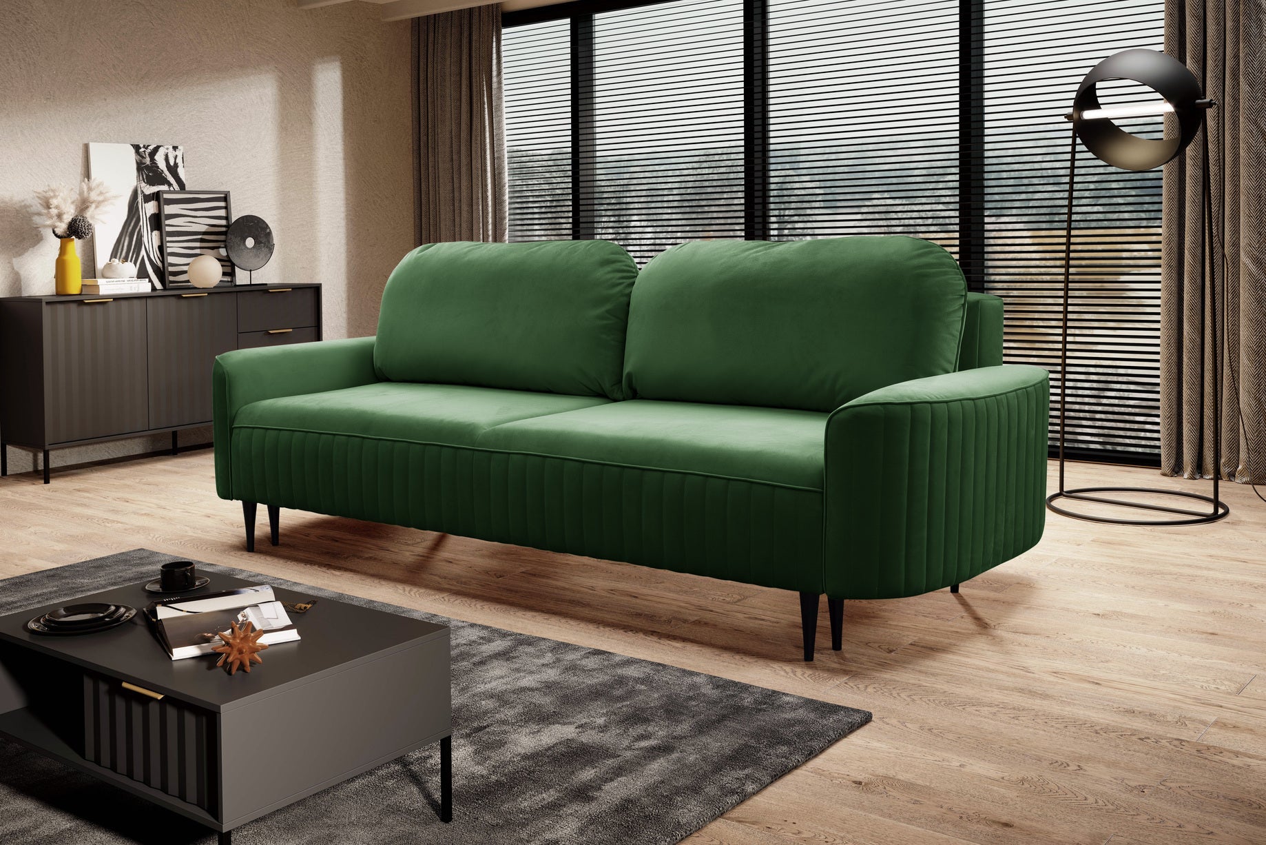 Lask VENA Schlafsofa mit Stauraum – 235 x 100 cm