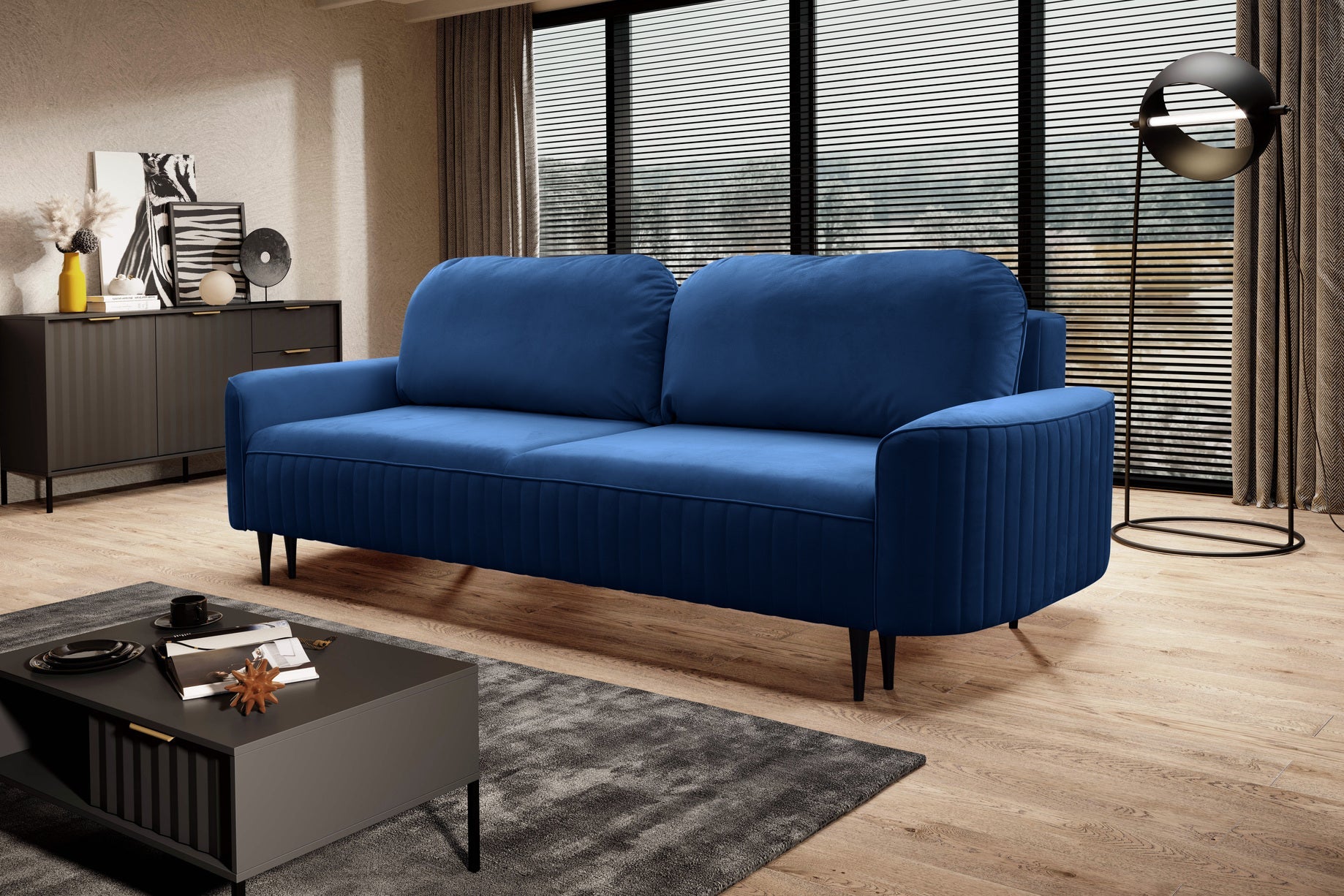 Lask VENA Schlafsofa mit Stauraum – 235 x 100 cm