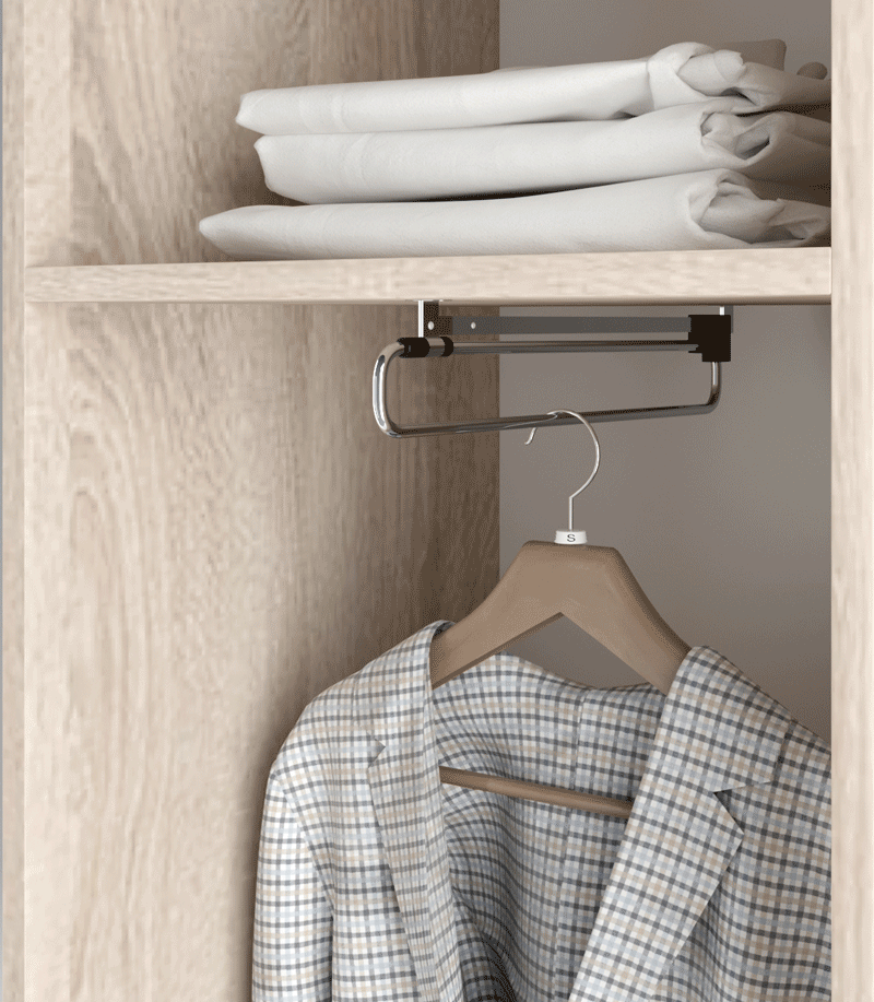 PK Emi 8 Hallway Wardrobe White - Upholstered Panels in Various Colours