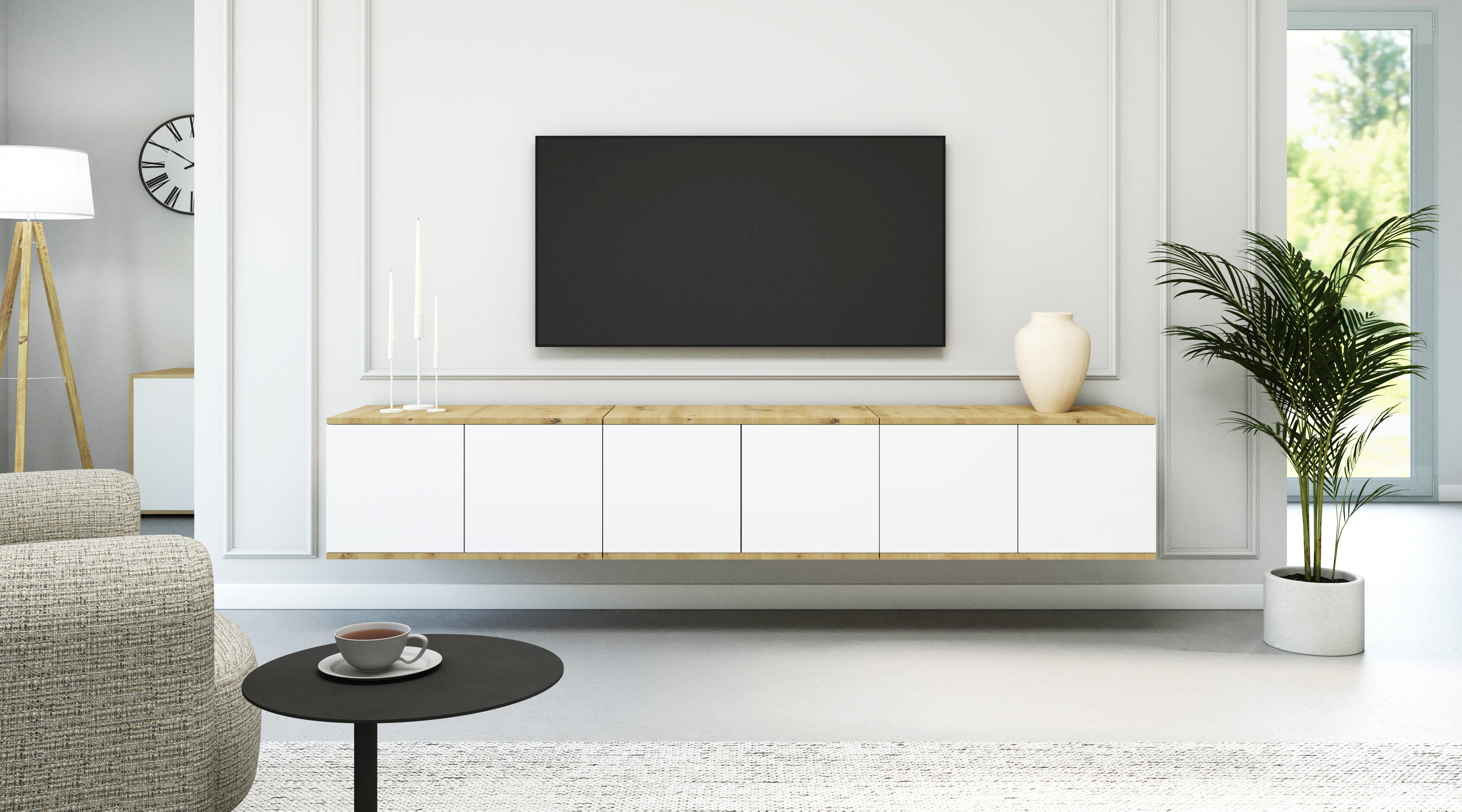 PK Sevilla Wall Cabinet RTV 210 cm