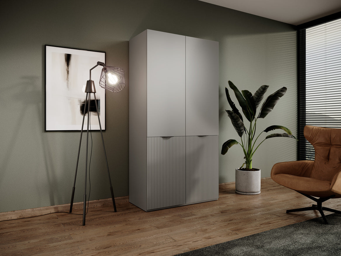 PI Sandbox Modularer Kleiderschrank mit 2 Türen – Nova Grey