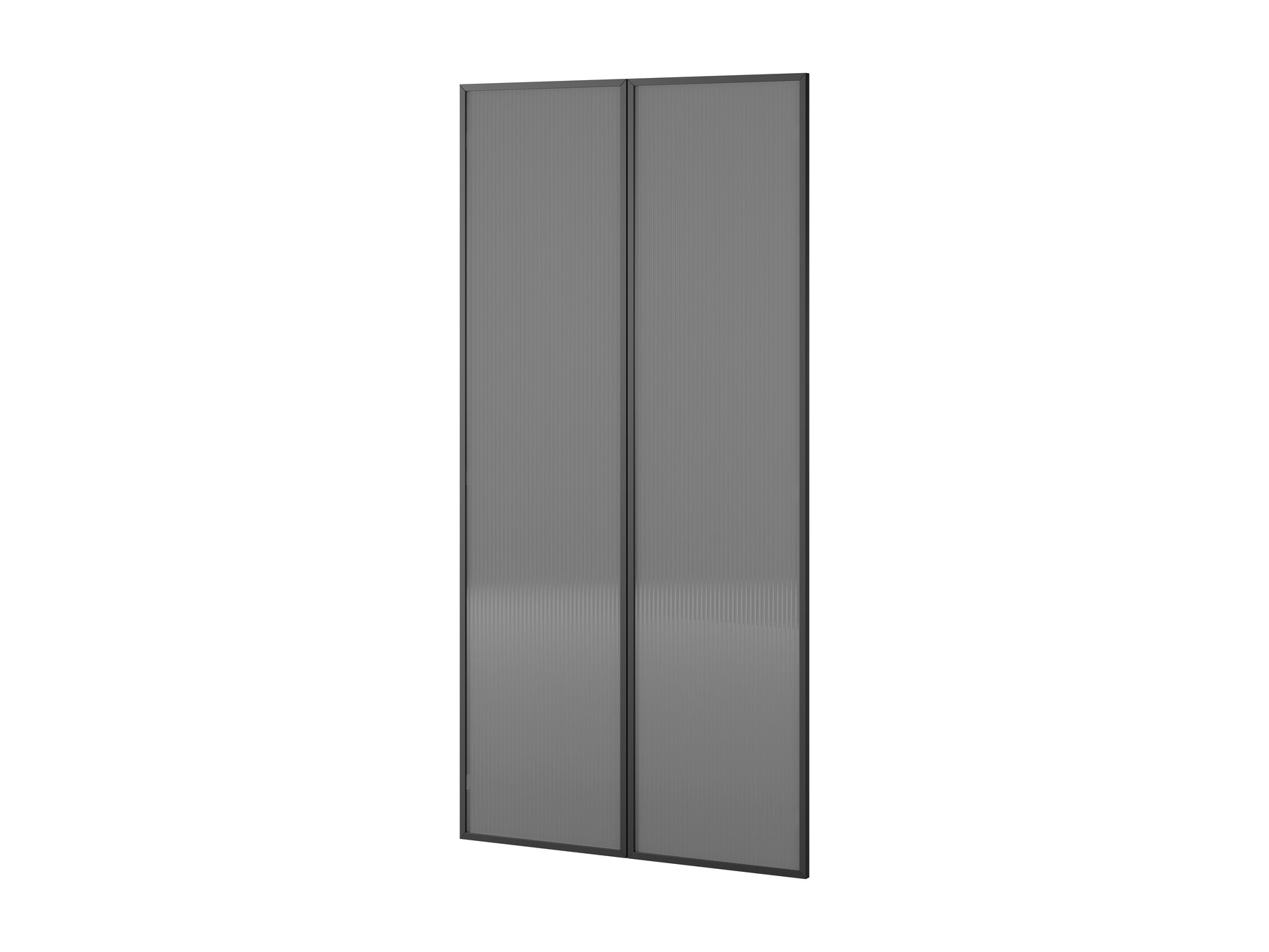 PI Sandbox Modularer Kleiderschrank mit 2 Türen – Flutes Grey