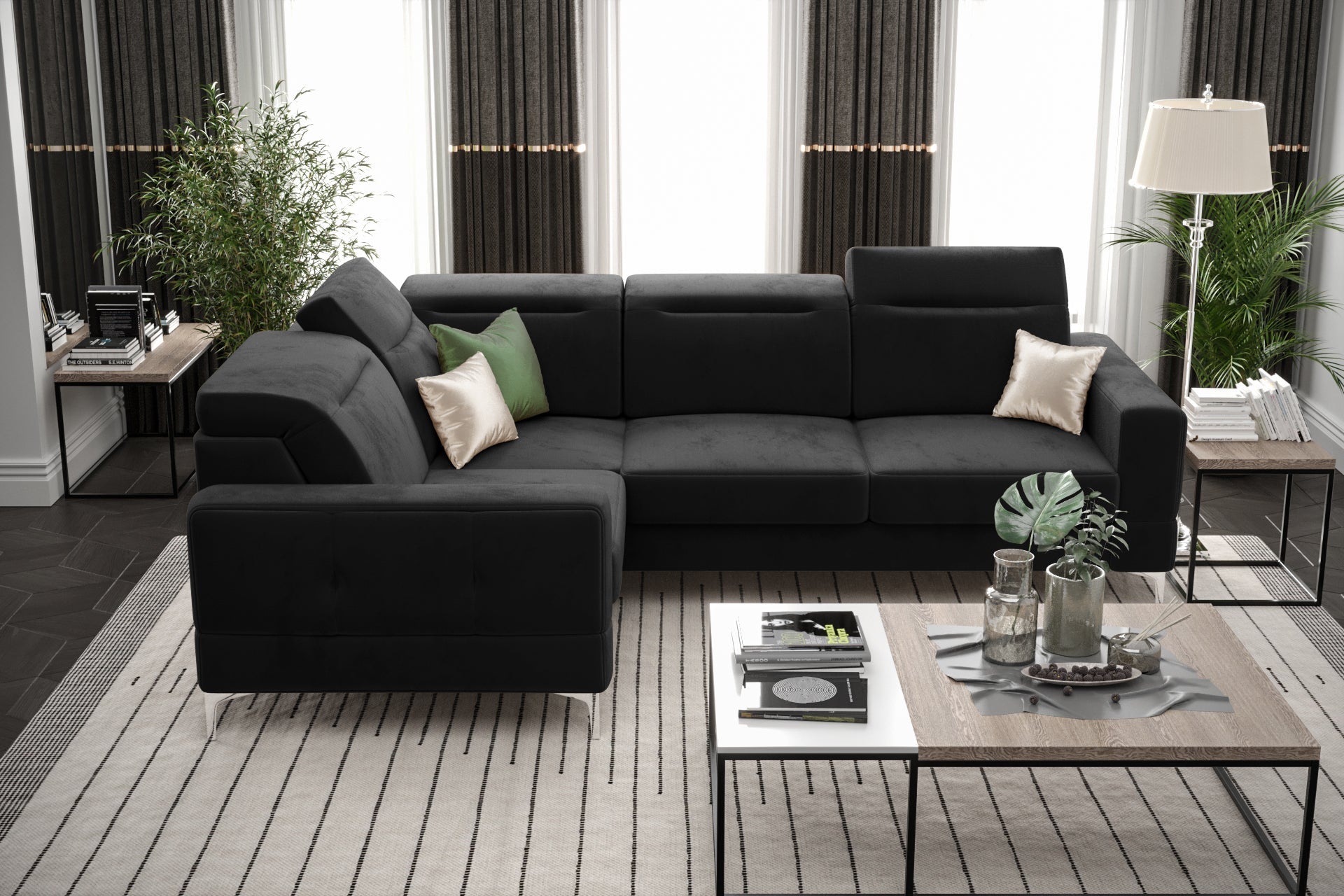 Gepolstertes Ecksofa G-Malibu