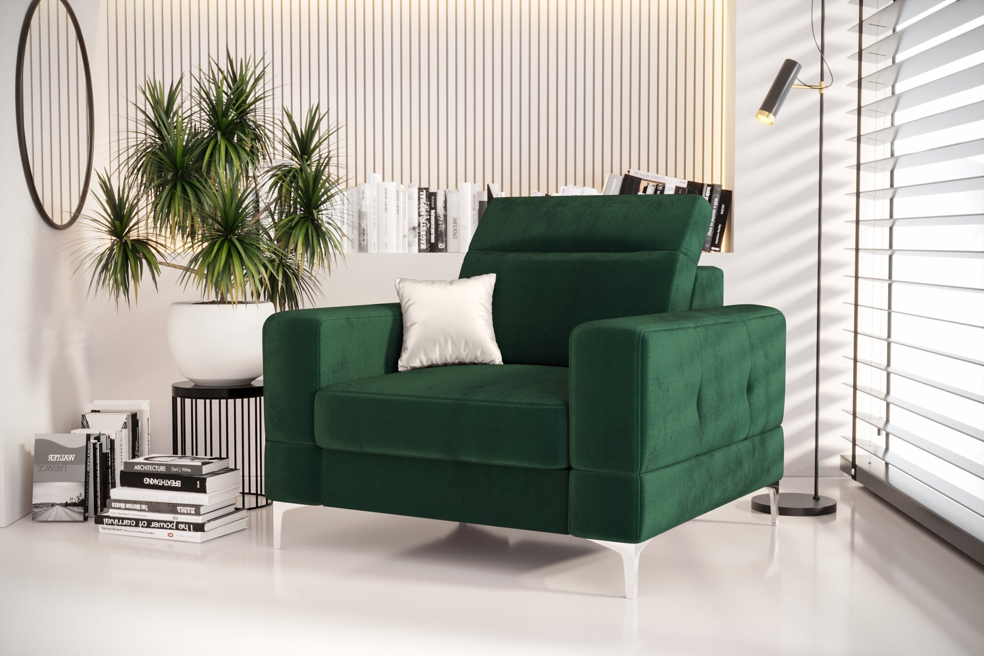 Gepolsterter Sessel G-Malibu: Klassische Eleganz mit modernen Akzenten