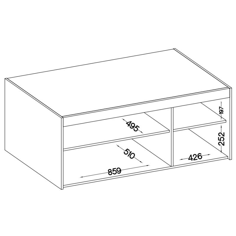 LE Elena 3D NAELDL03 Oberschrank in Lefkas-Eiche