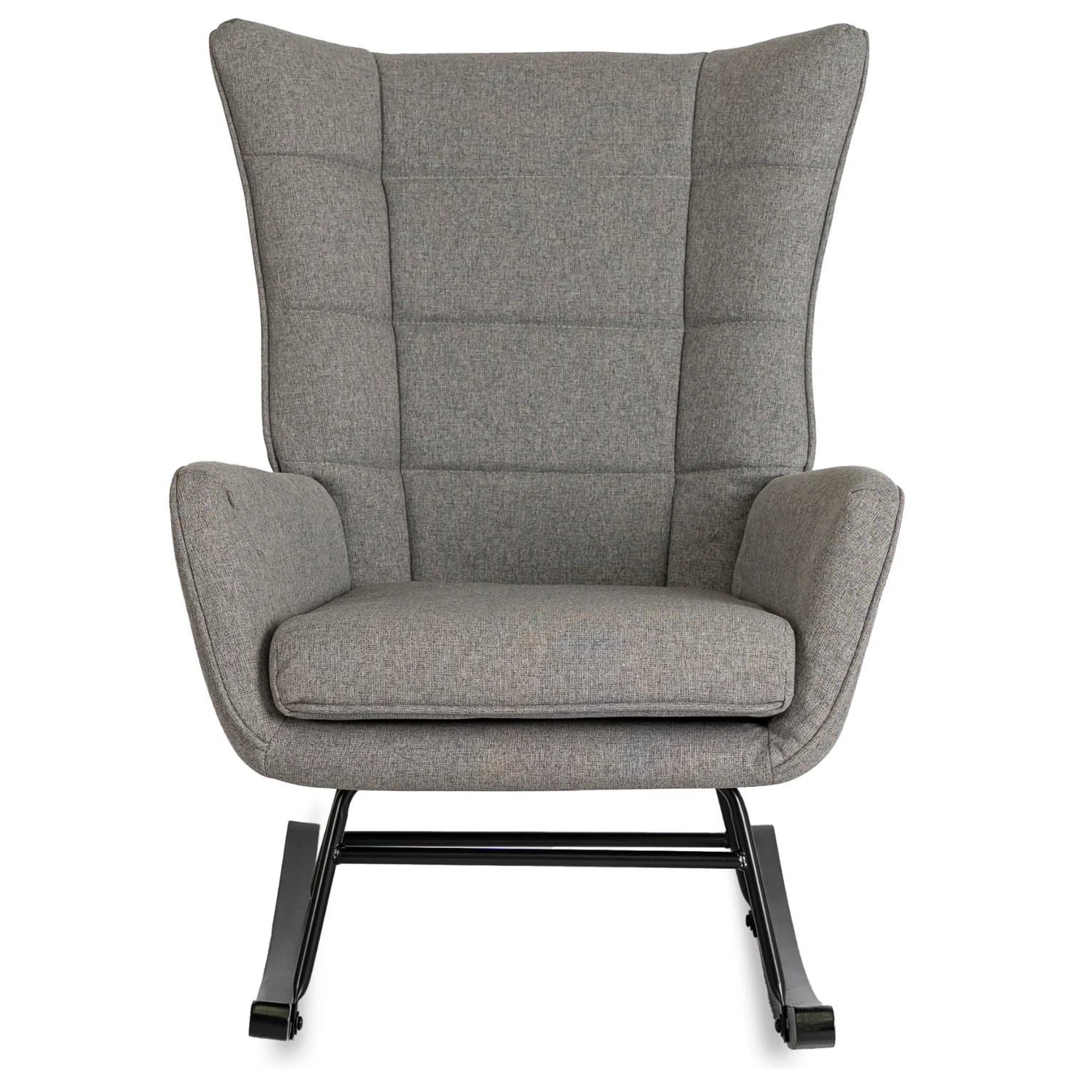 Elite JACKSON Grey Fabric Rocking Chair