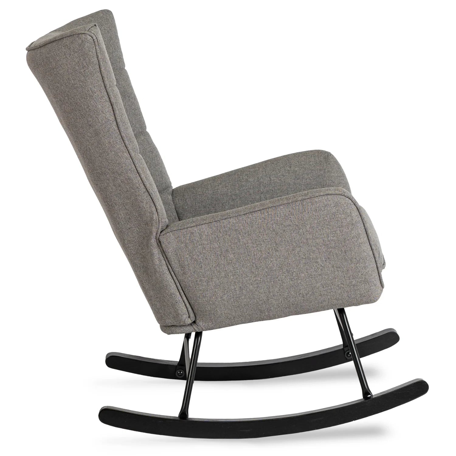 Elite JACKSON Grey Fabric Rocking Chair
