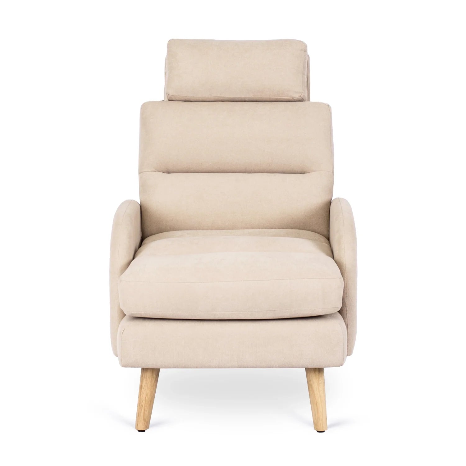 Elite HENRY Beige Relaxsessel mit Fußstütze