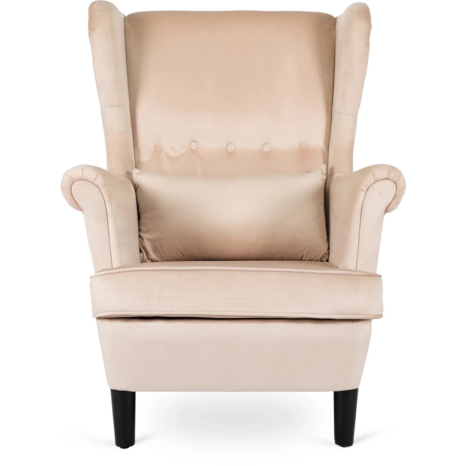 Elite KLARIS 2 Beige Velvet Armchair