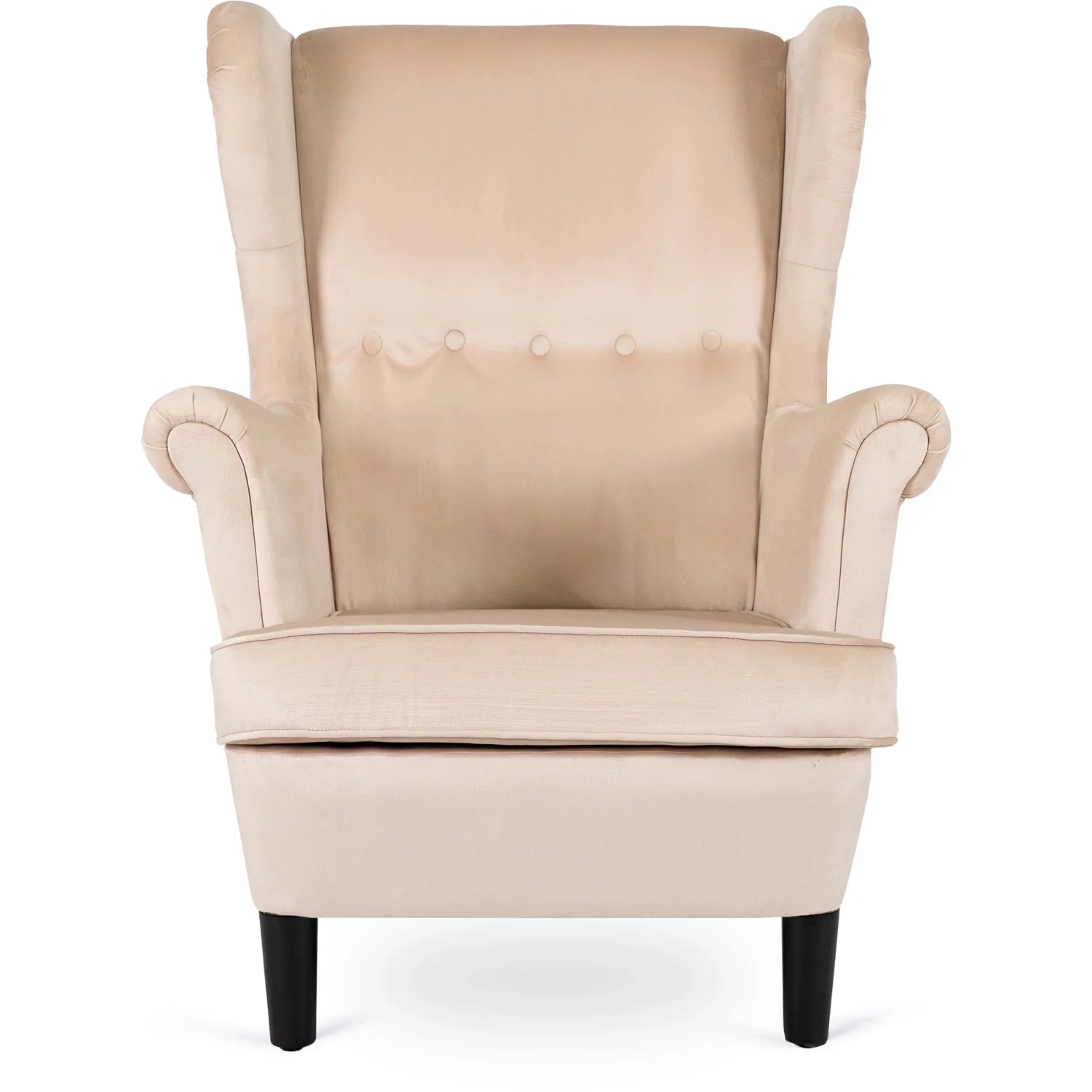 Elite KLARIS 2 Beige Velvet Armchair