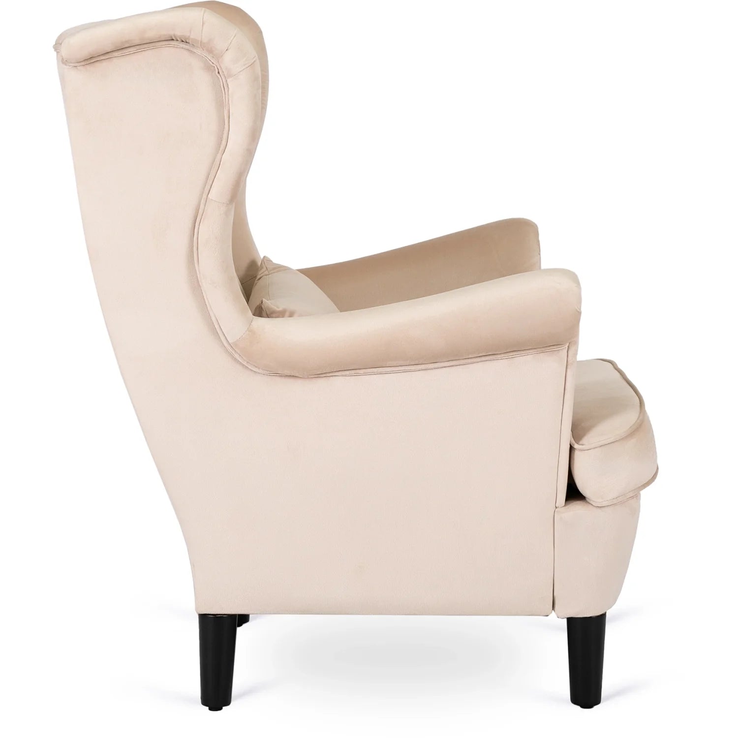 Elite KLARIS 2 Beige Velvet Armchair