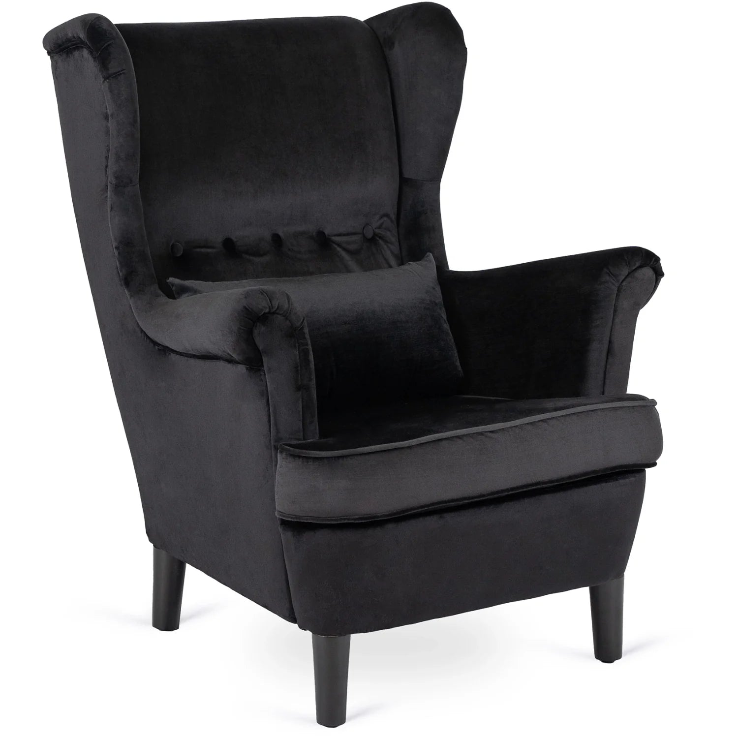 Elite KLARIS 2 Black Velvet Armchair