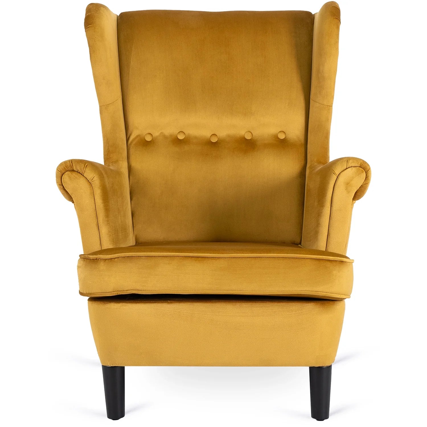Elite KLARIS 2 Mustard Velvet Armchair