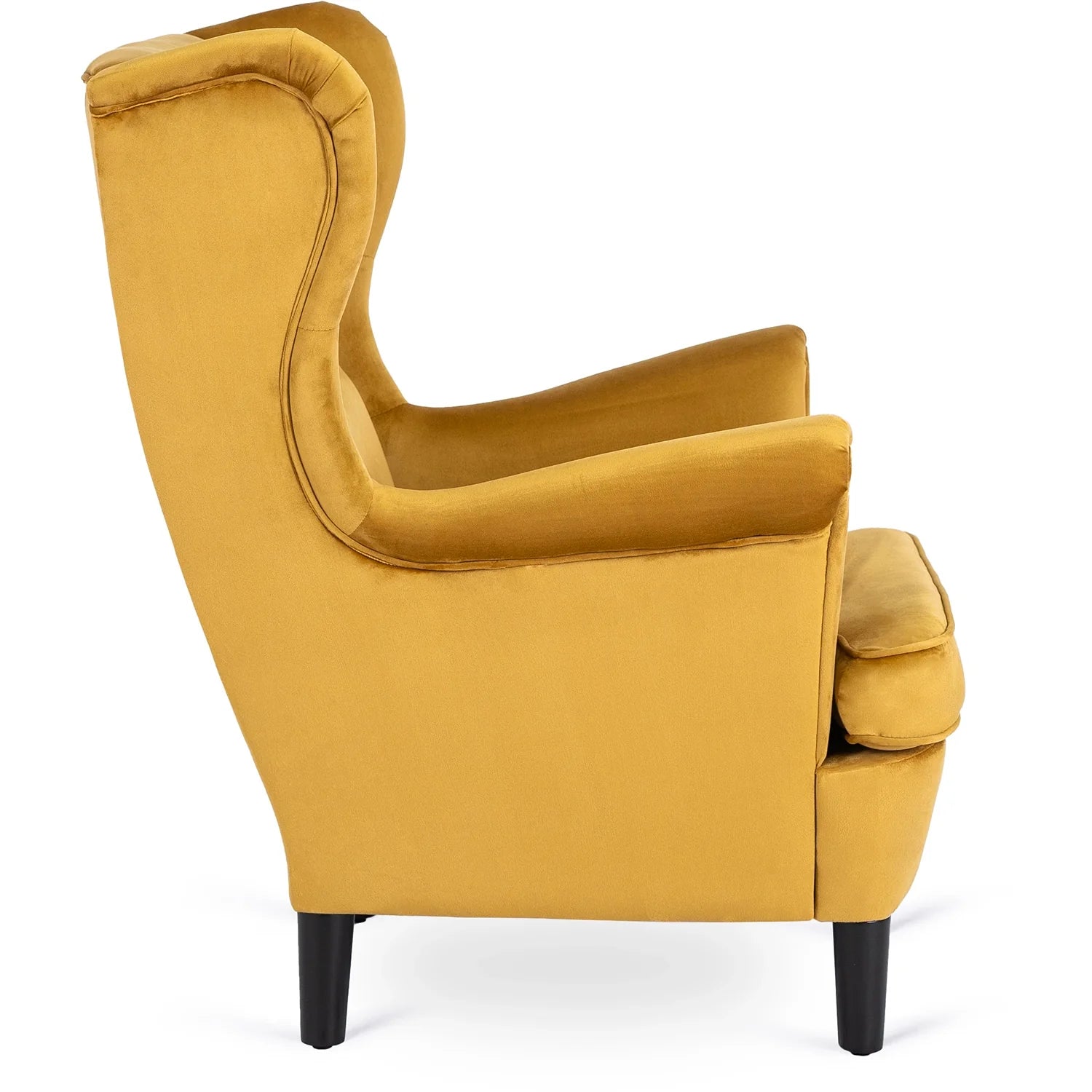 Elite KLARIS 2 Mustard Velvet Armchair