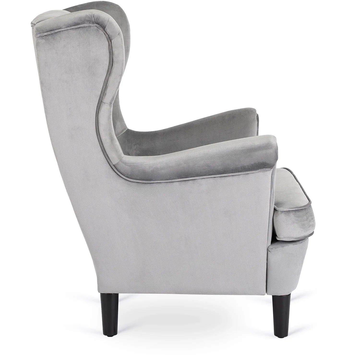 Elite KLARIS 2 Grey Velvet Armchair