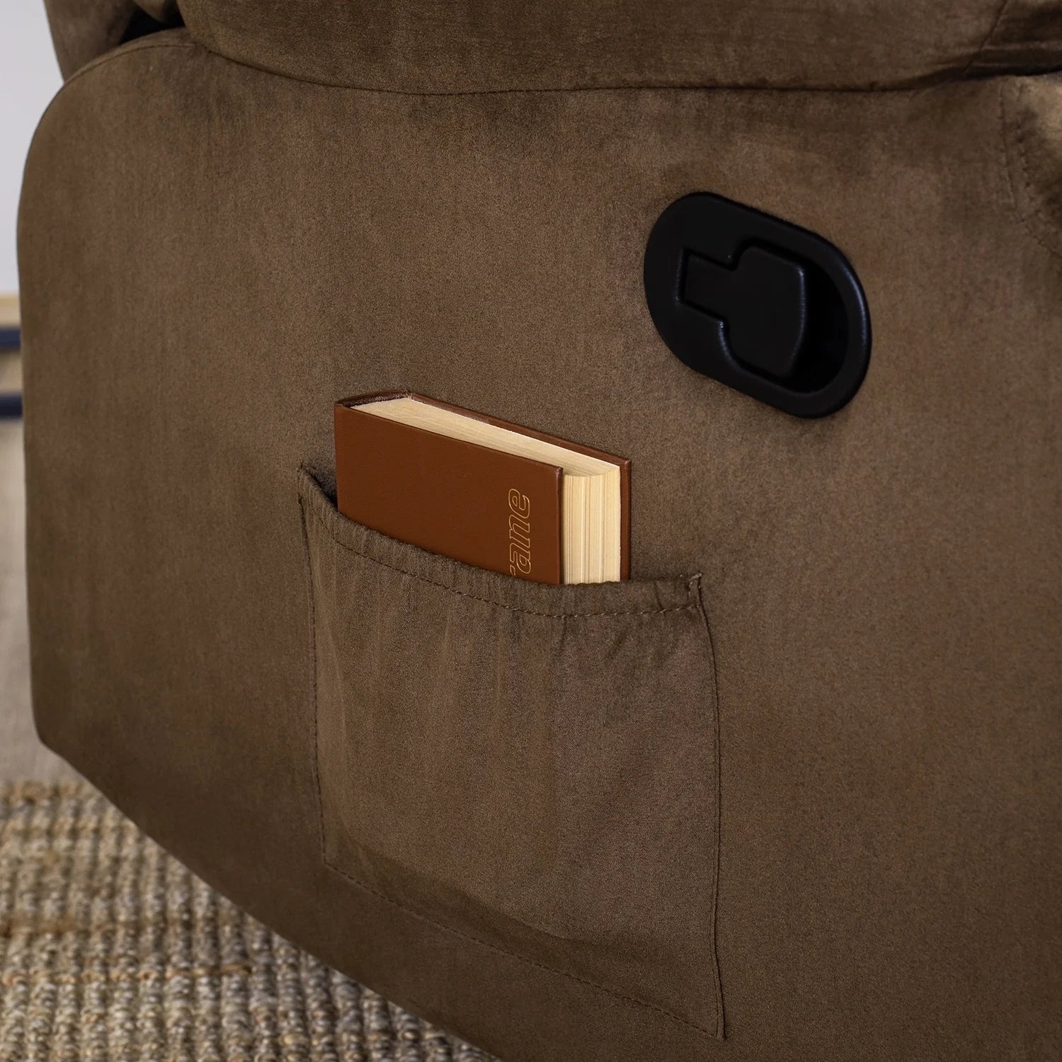 Elite RIKO Brown Recliner Armchair