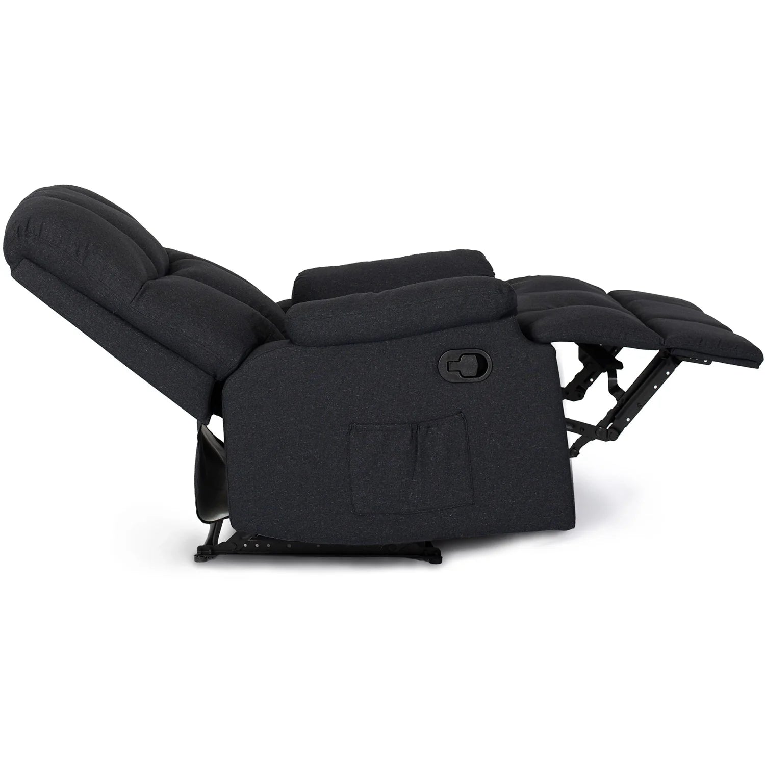 Elite RIKO Black Recliner Armchair