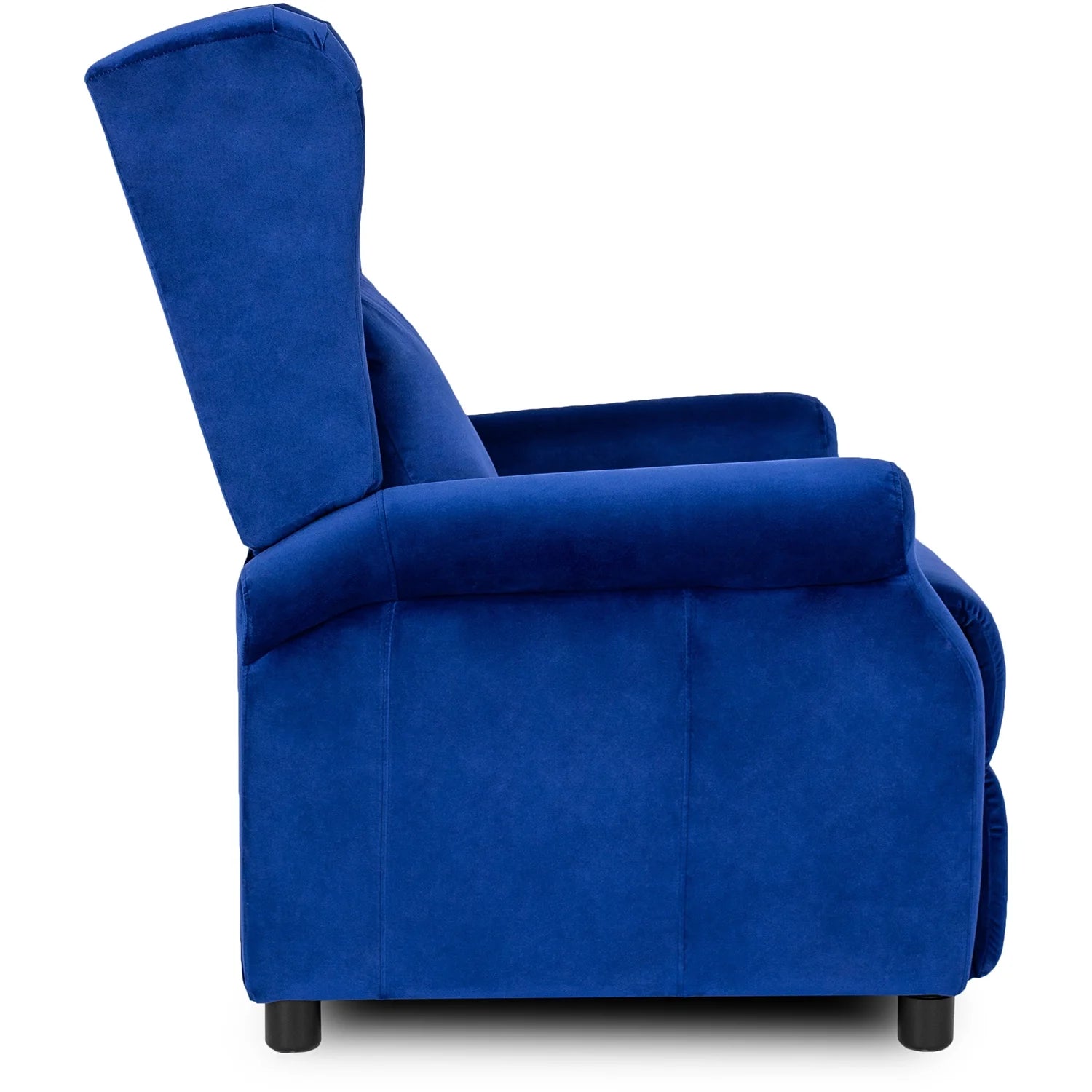 Elite SIMON Navy Blue Velvet Recliner