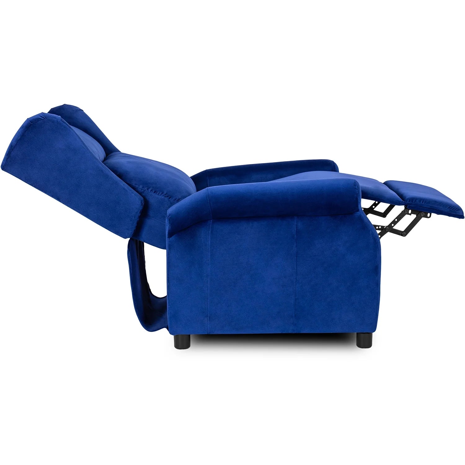 Elite SIMON Navy Blue Velvet Recliner