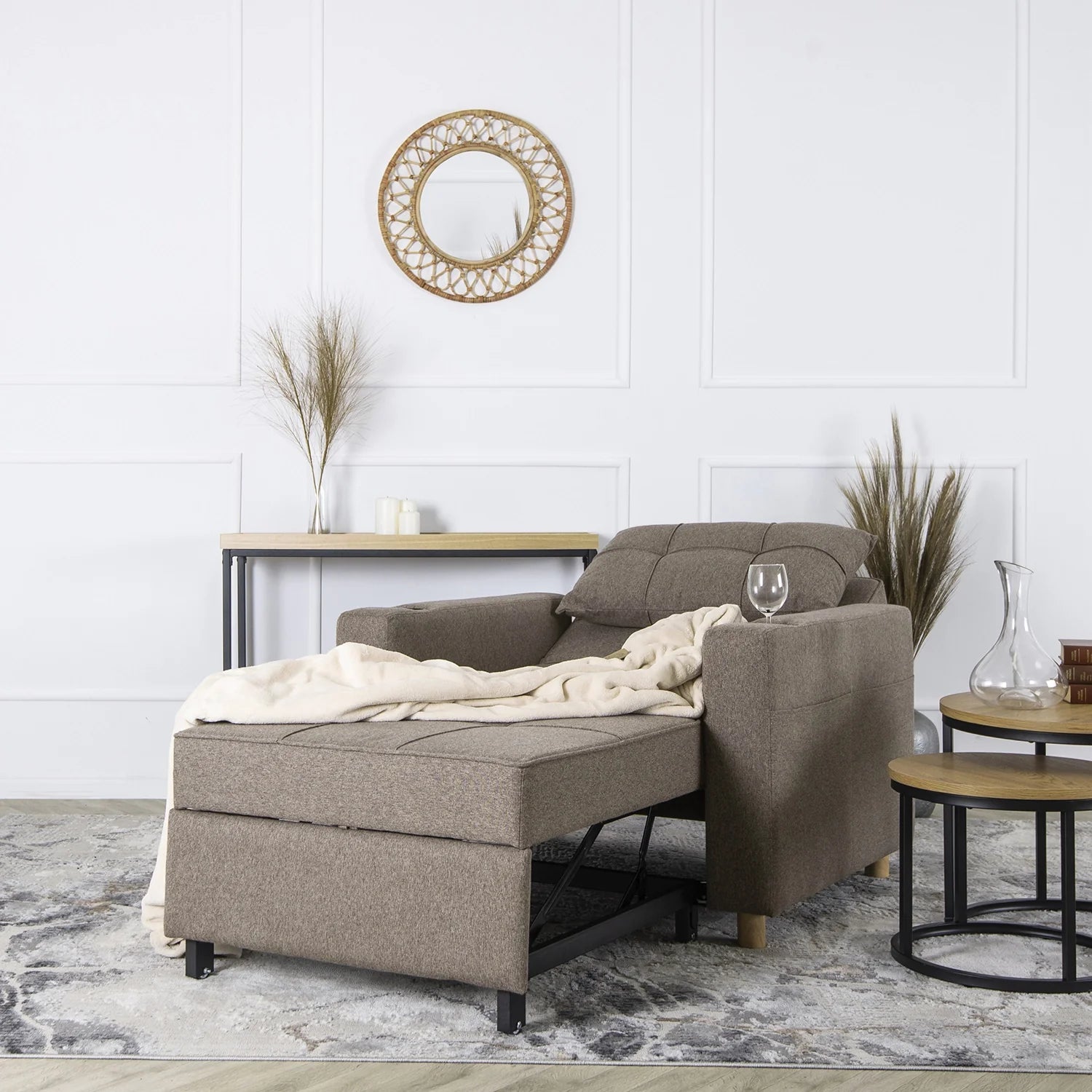 Elite SOLOR Beige Sesselbett