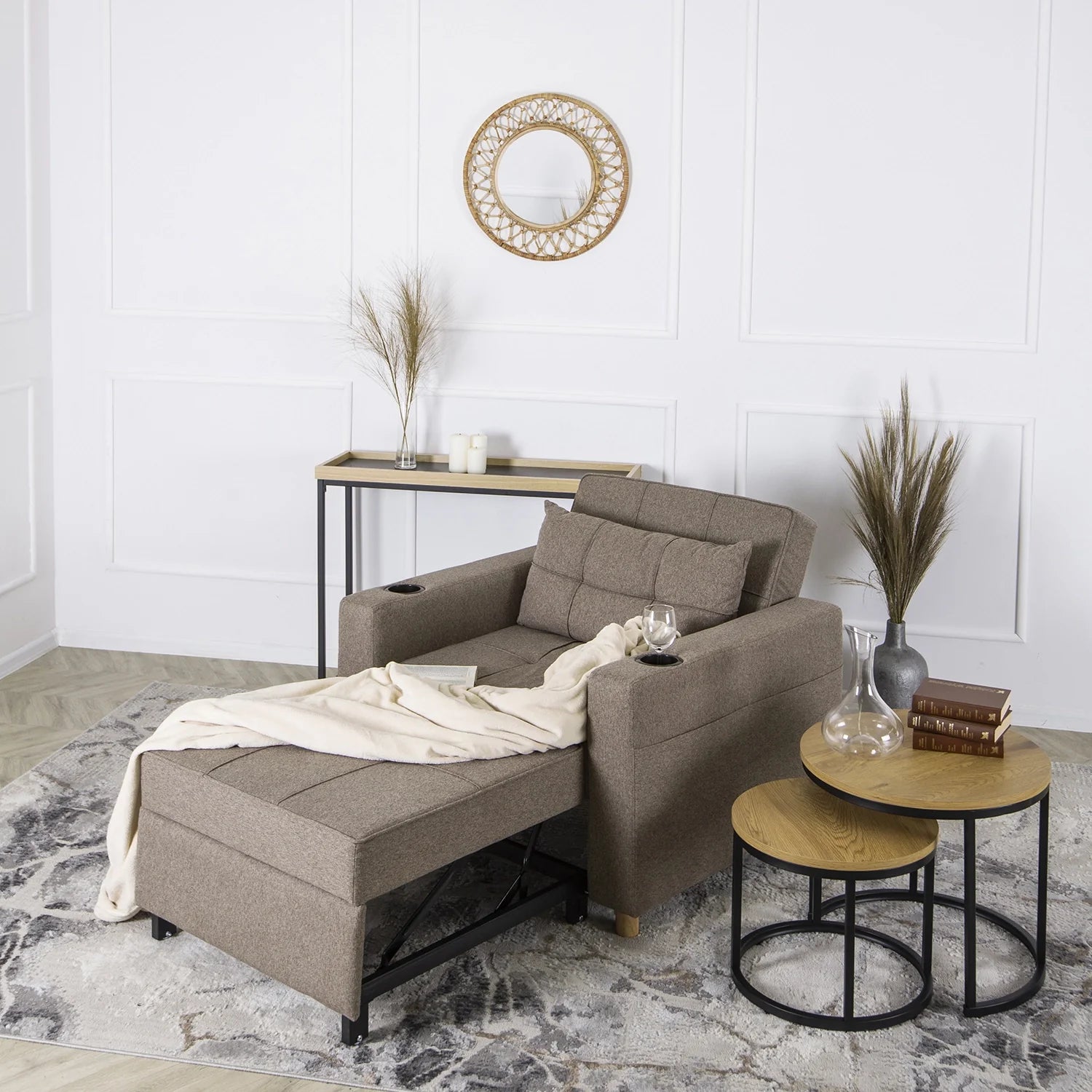Elite SOLOR Beige Sesselbett