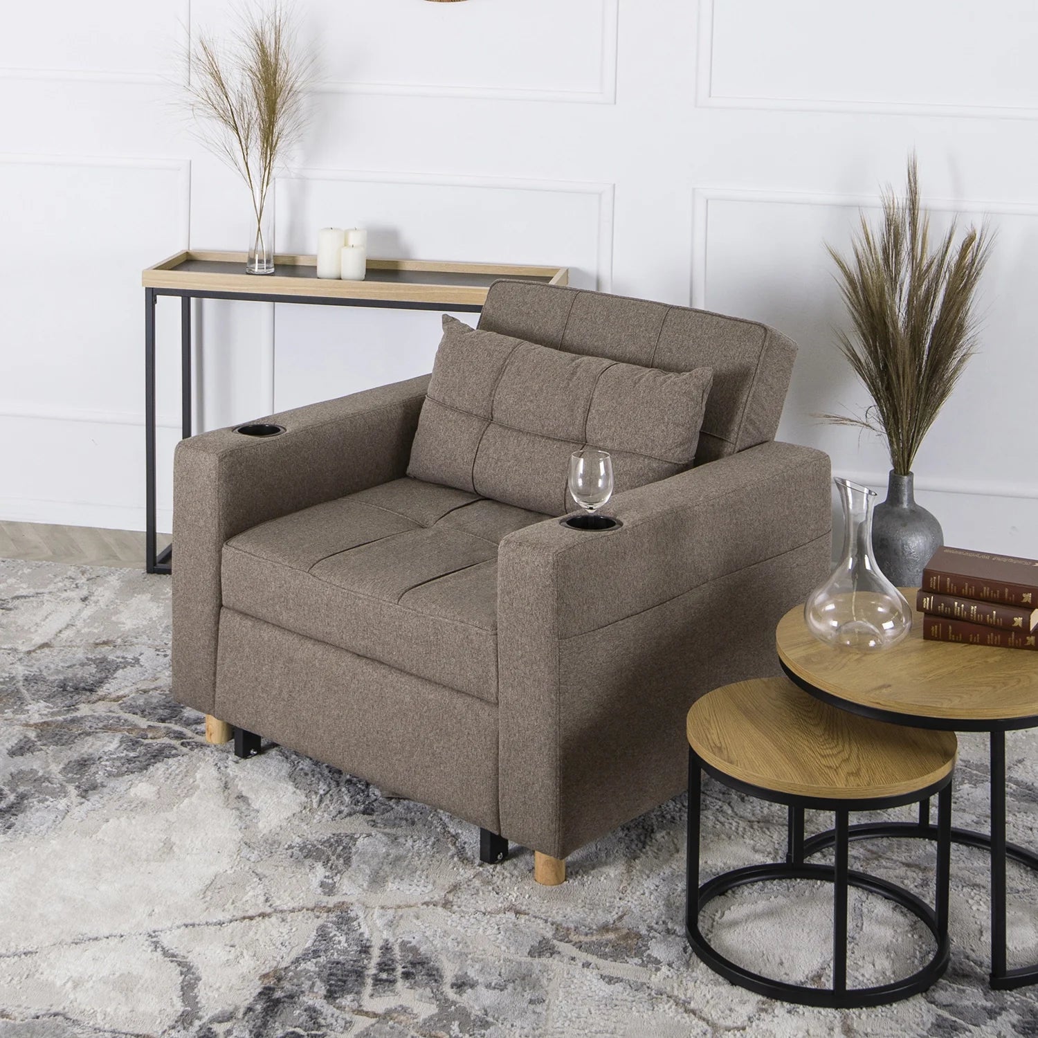 Elite SOLOR Beige Sesselbett