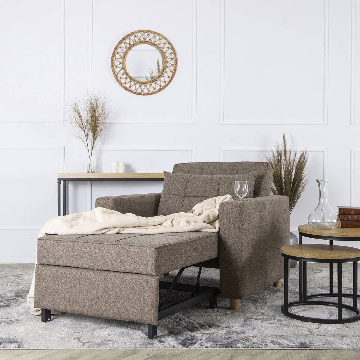 Elite SOLOR Beige Sesselbett