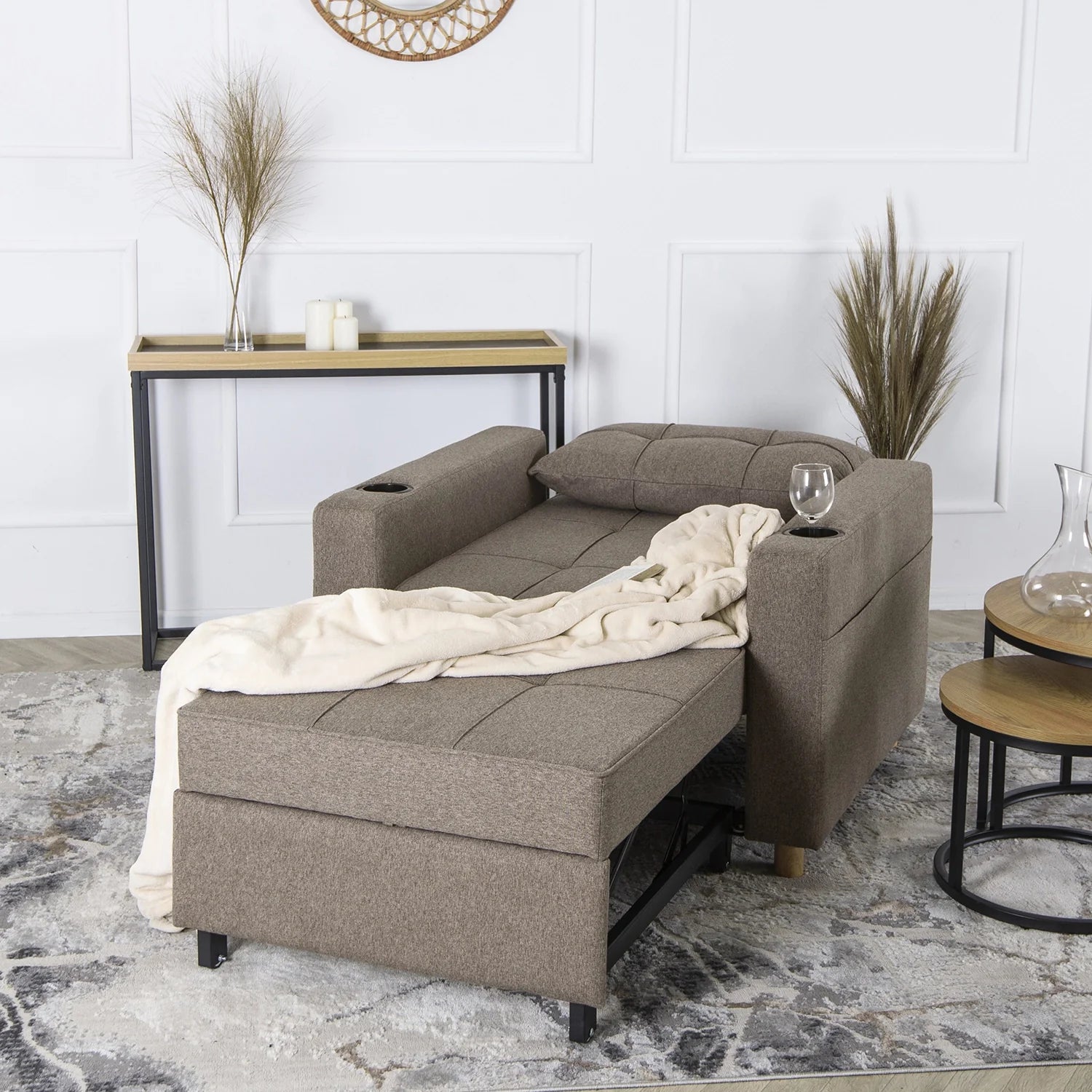 Elite SOLOR Beige Sesselbett