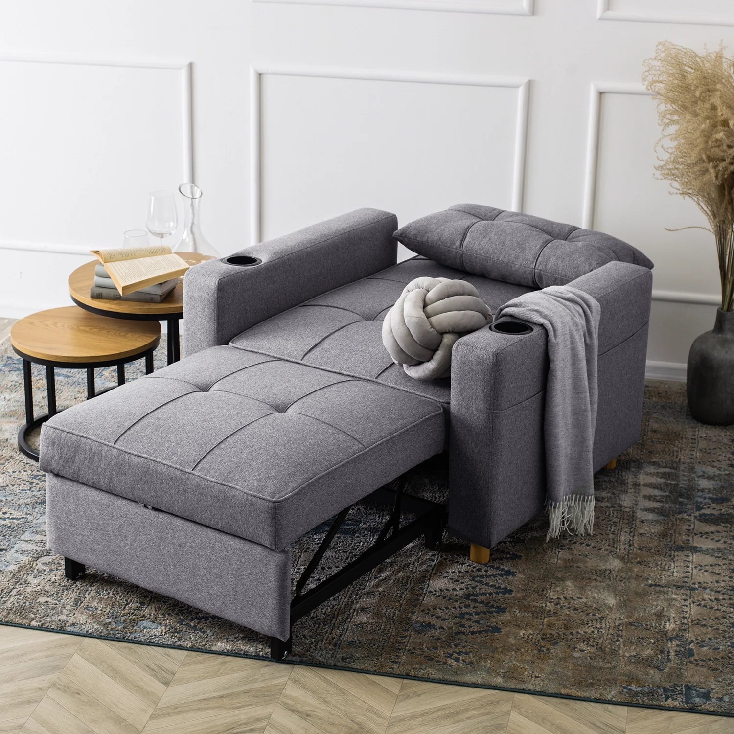 Elite SOLOR Grauer Schlafsessel