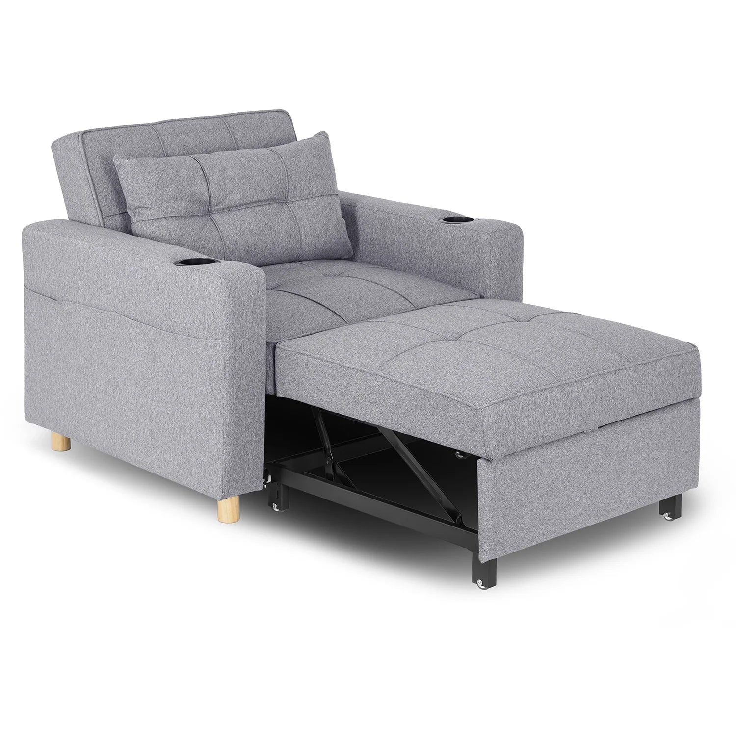 Elite SOLOR Grauer Schlafsessel