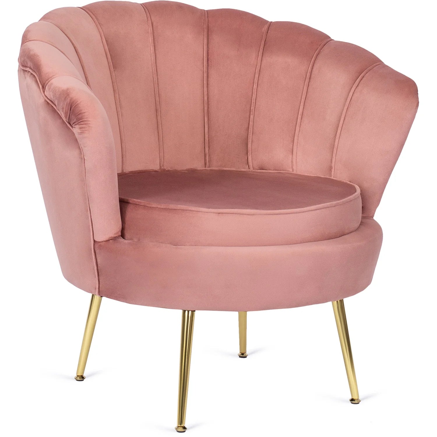Elite ANGEL Sessel aus rosa Samt