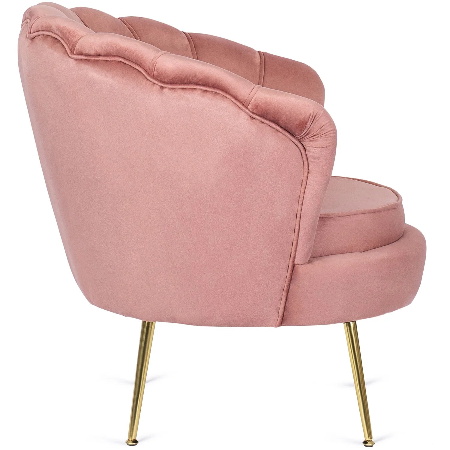 Elite ANGEL Sessel aus rosa Samt