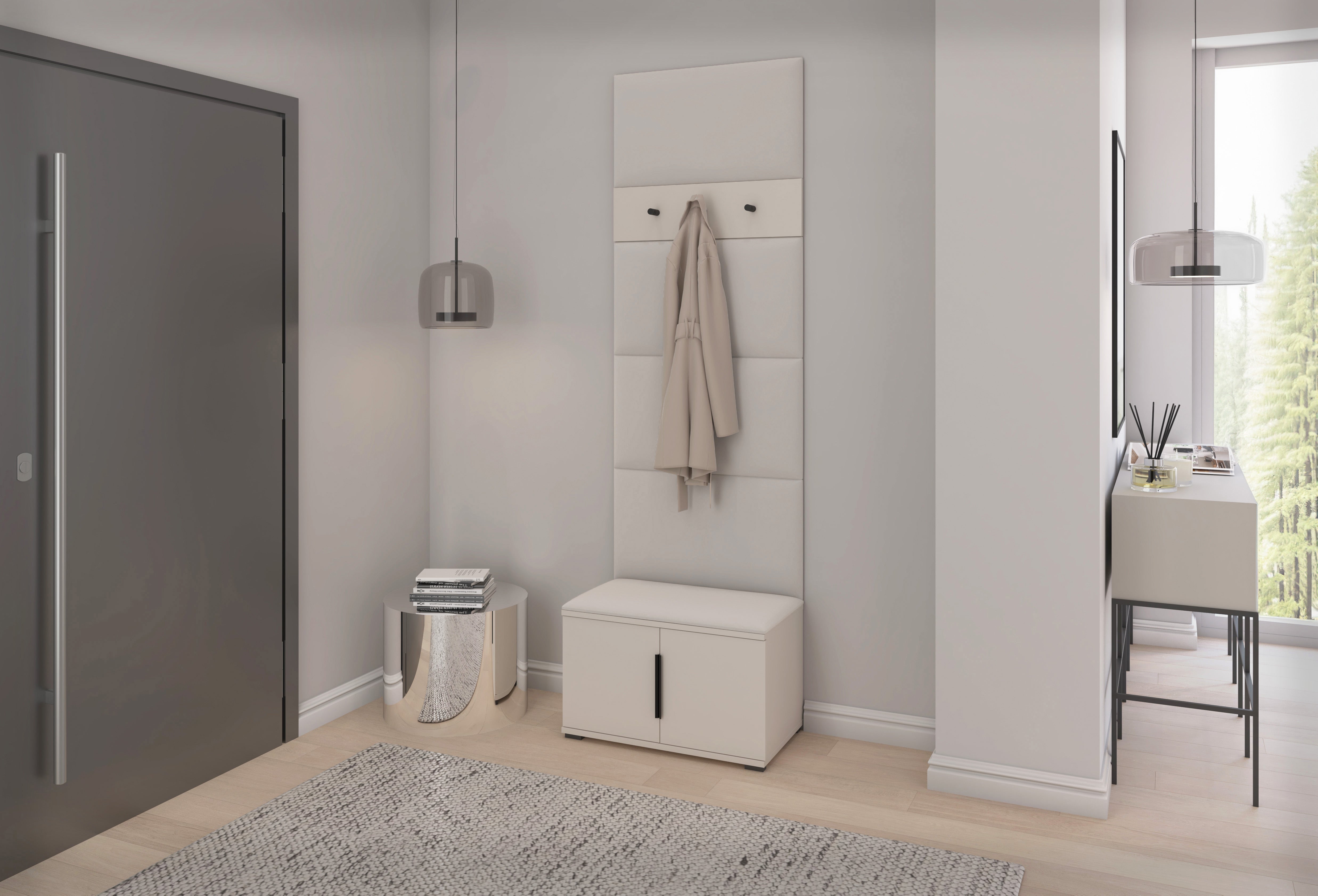 PK Bianco 6 Flurgarderoben-Set - Creme