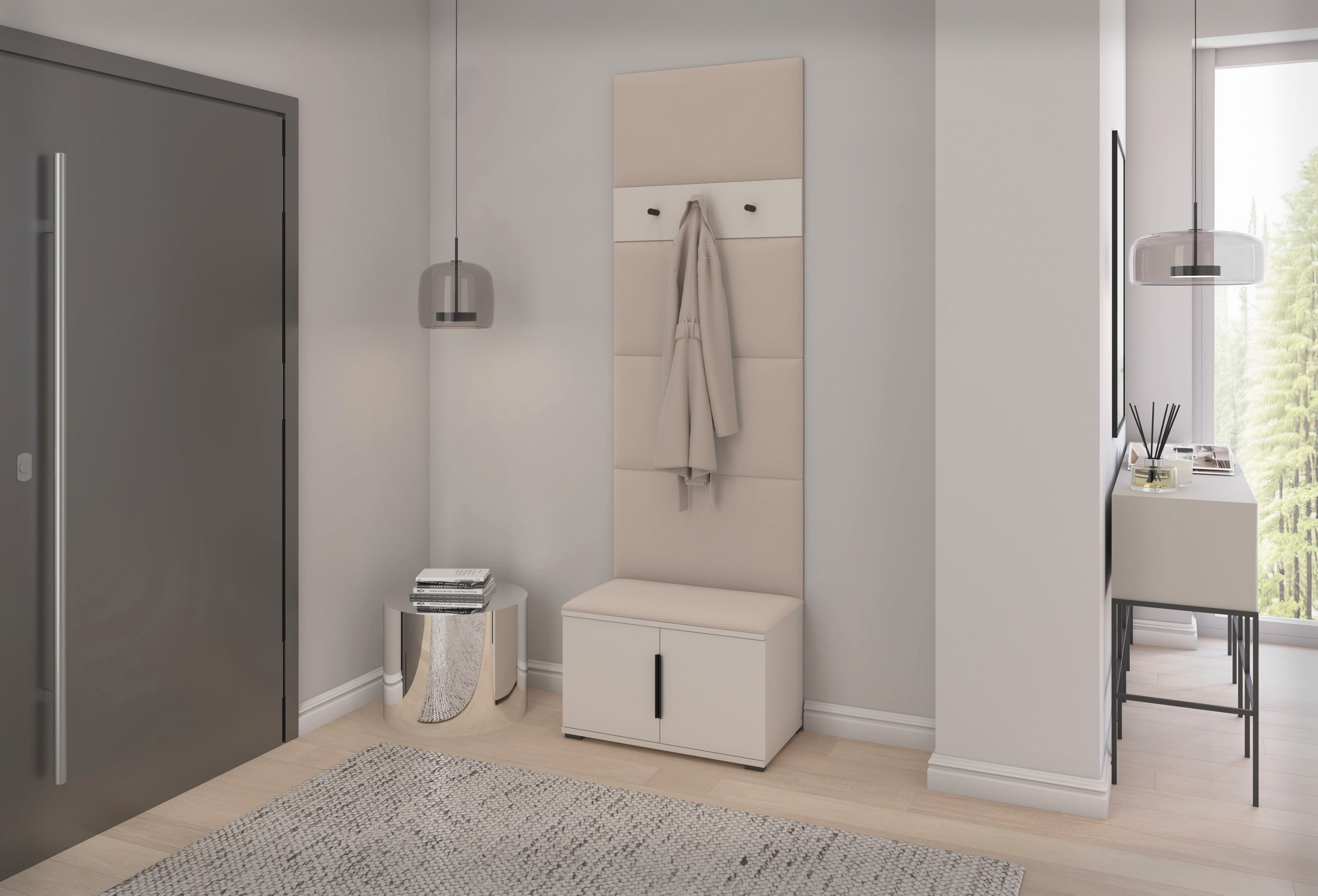 PK Bianco 6 Flurgarderoben-Set - Hellbeige