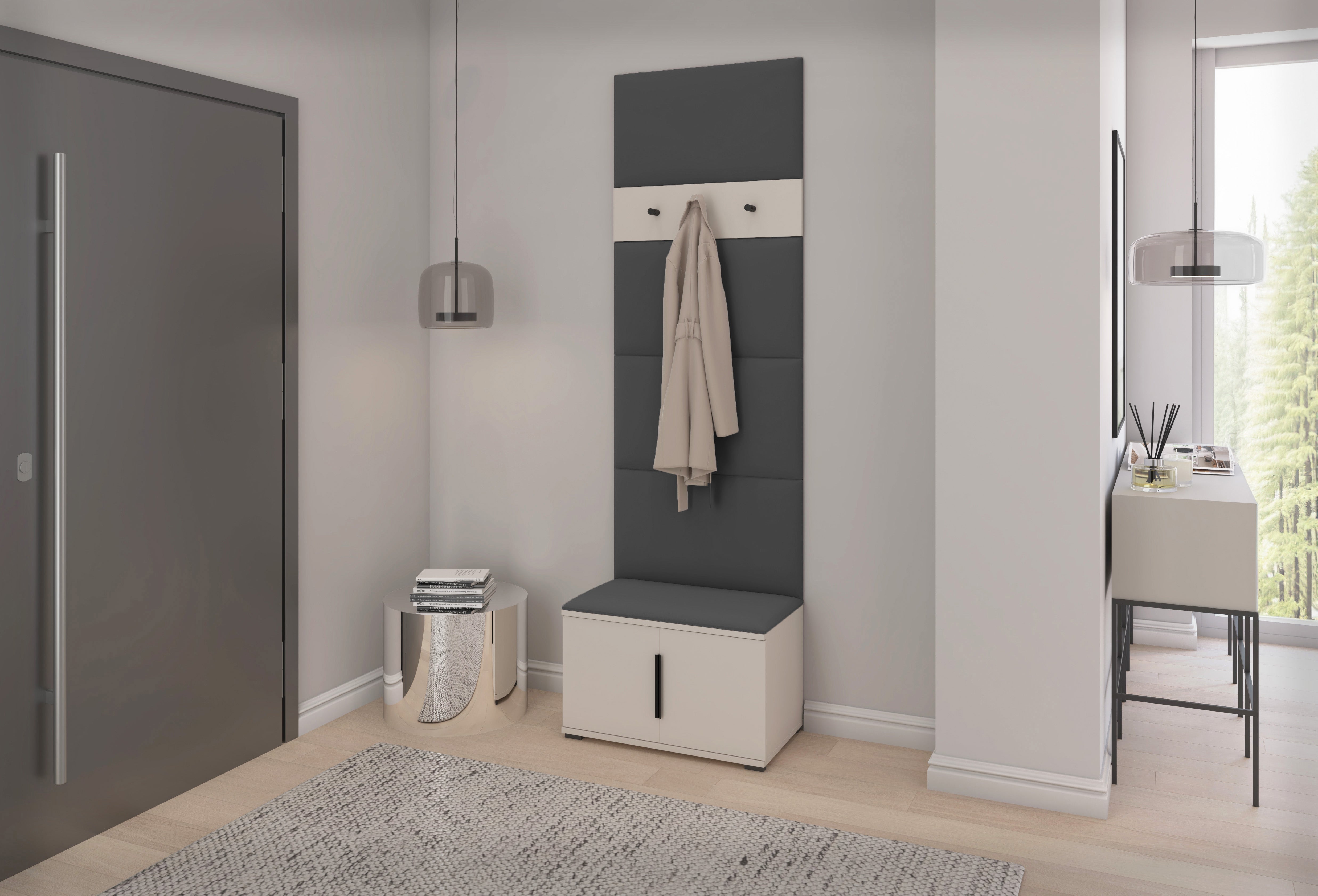 PK Bianco 6 Flurgarderoben-Set - Graphit