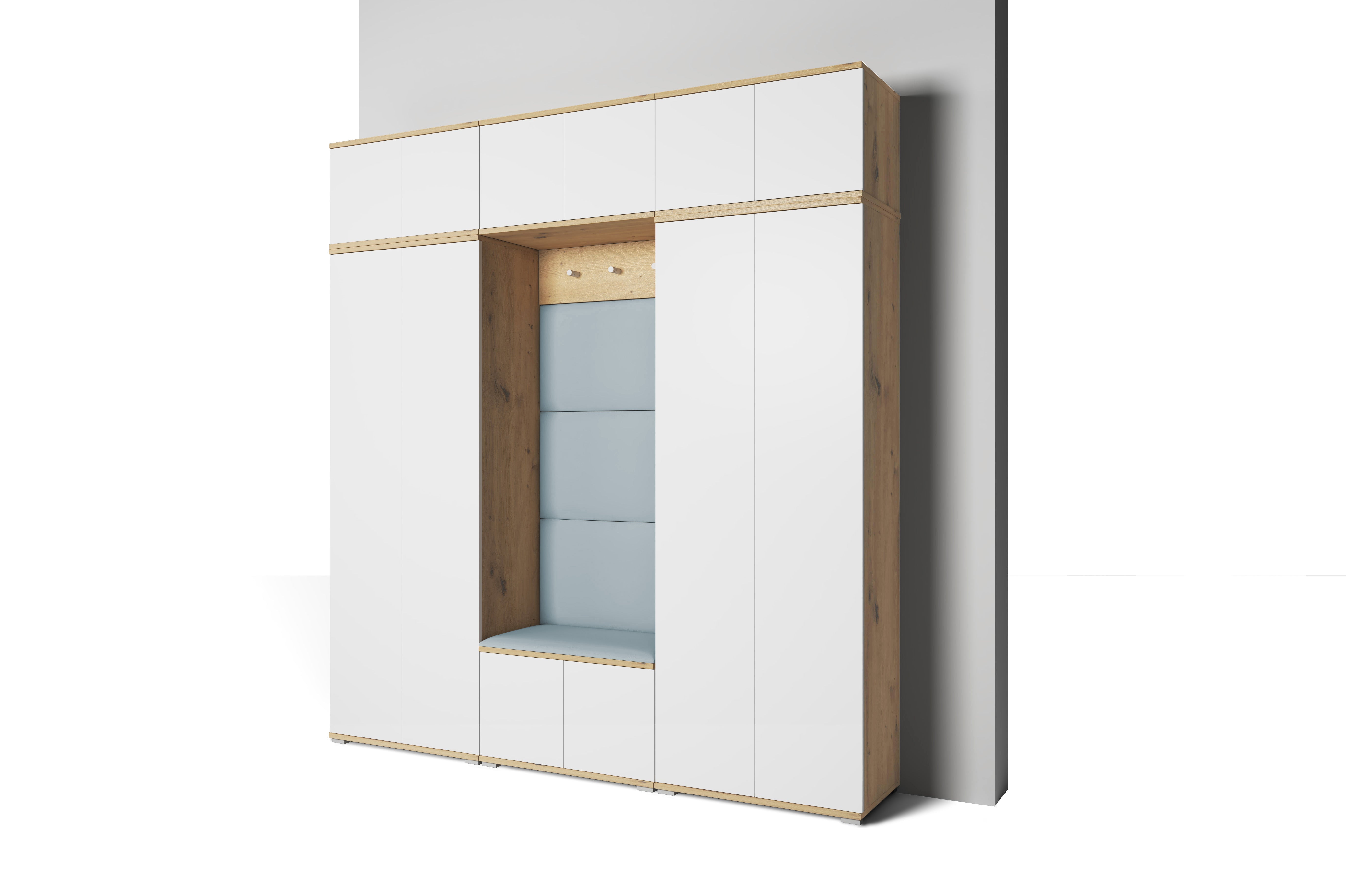 PK Sevilla 4 Hallway Wardrobe - Aqua