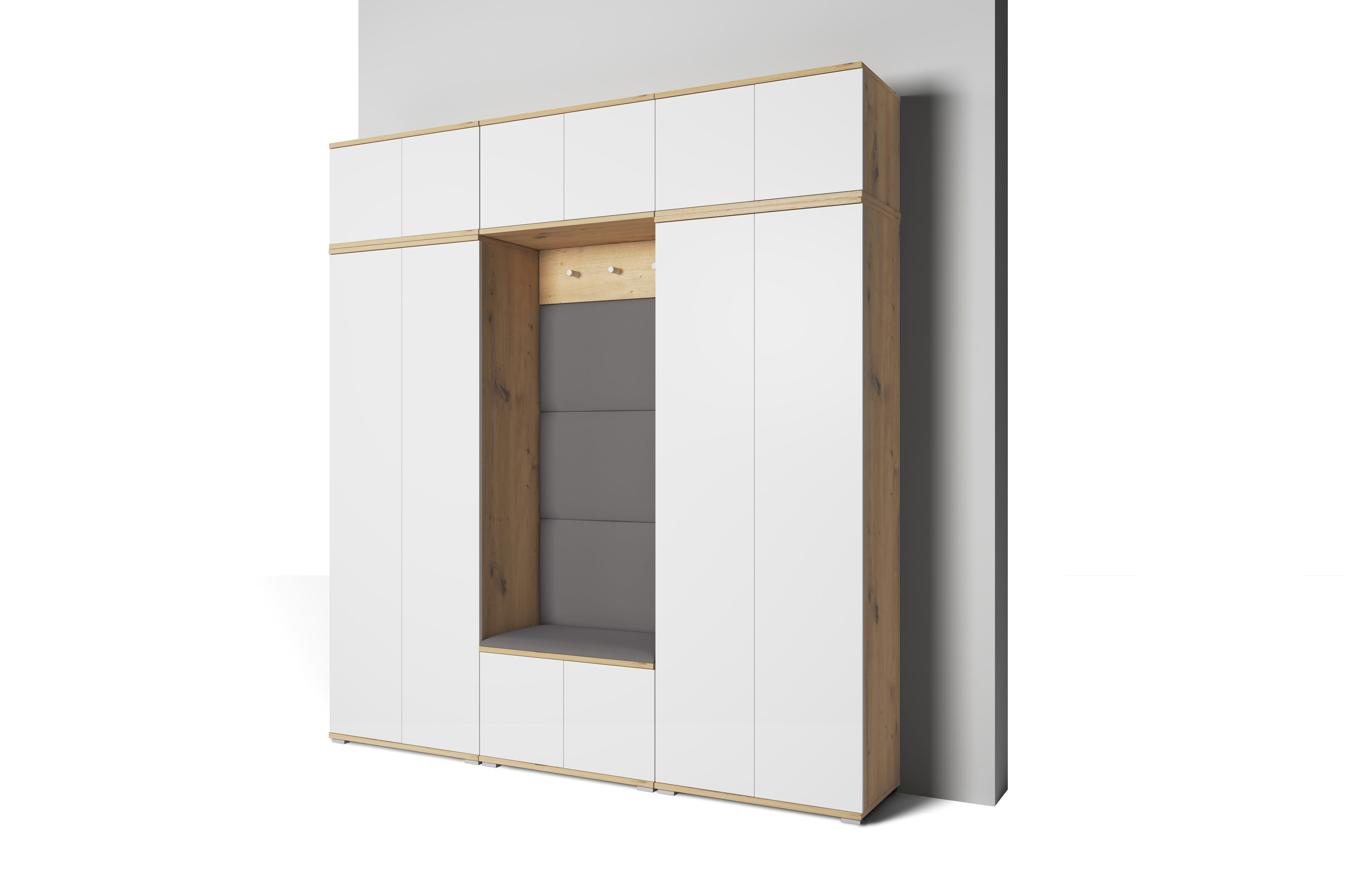 PK Sevilla 4 Hallway Wardrobe - Elephant