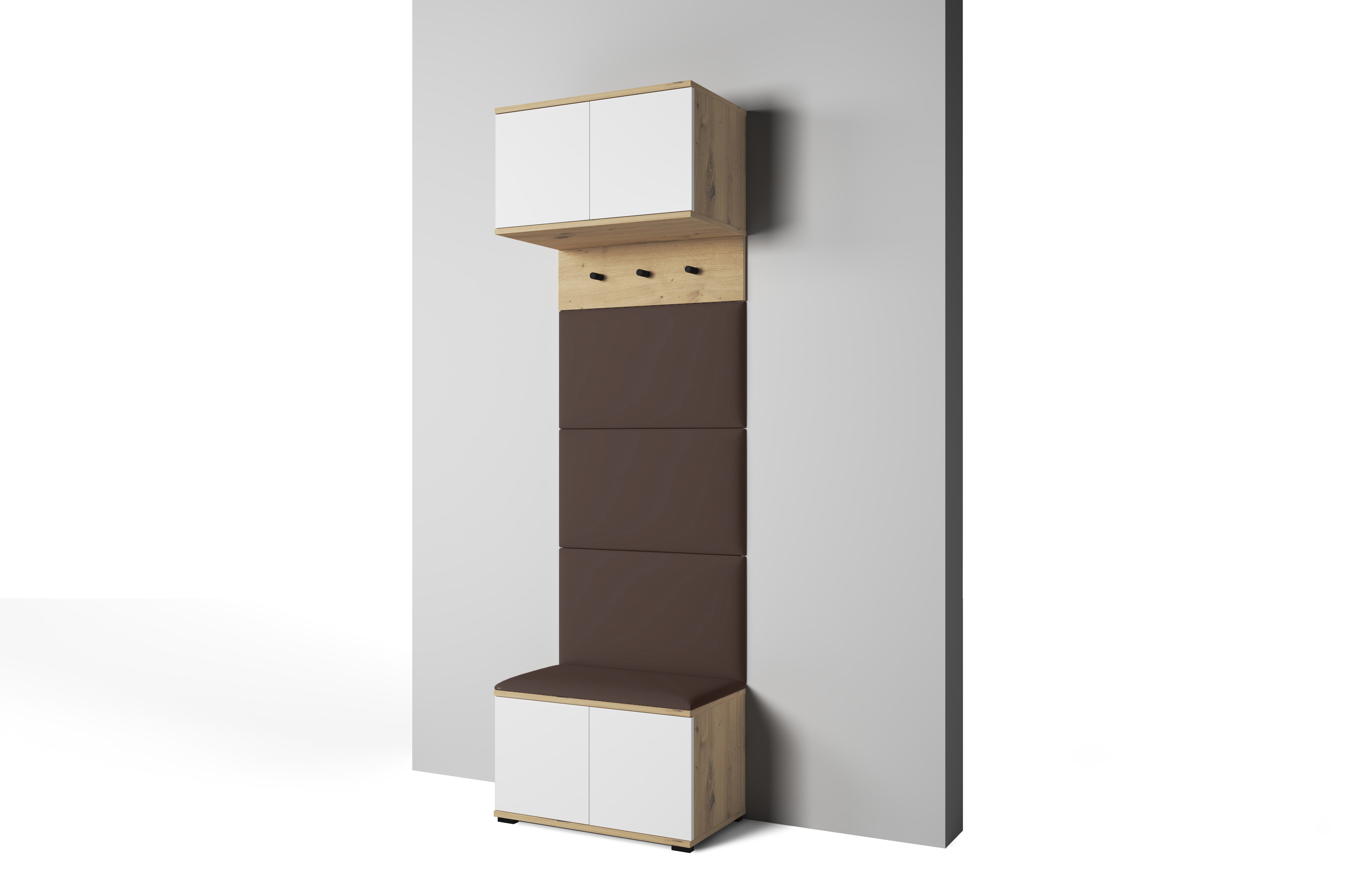 PK Sevilla 5 Hallway Wardrobe - Dark Brown