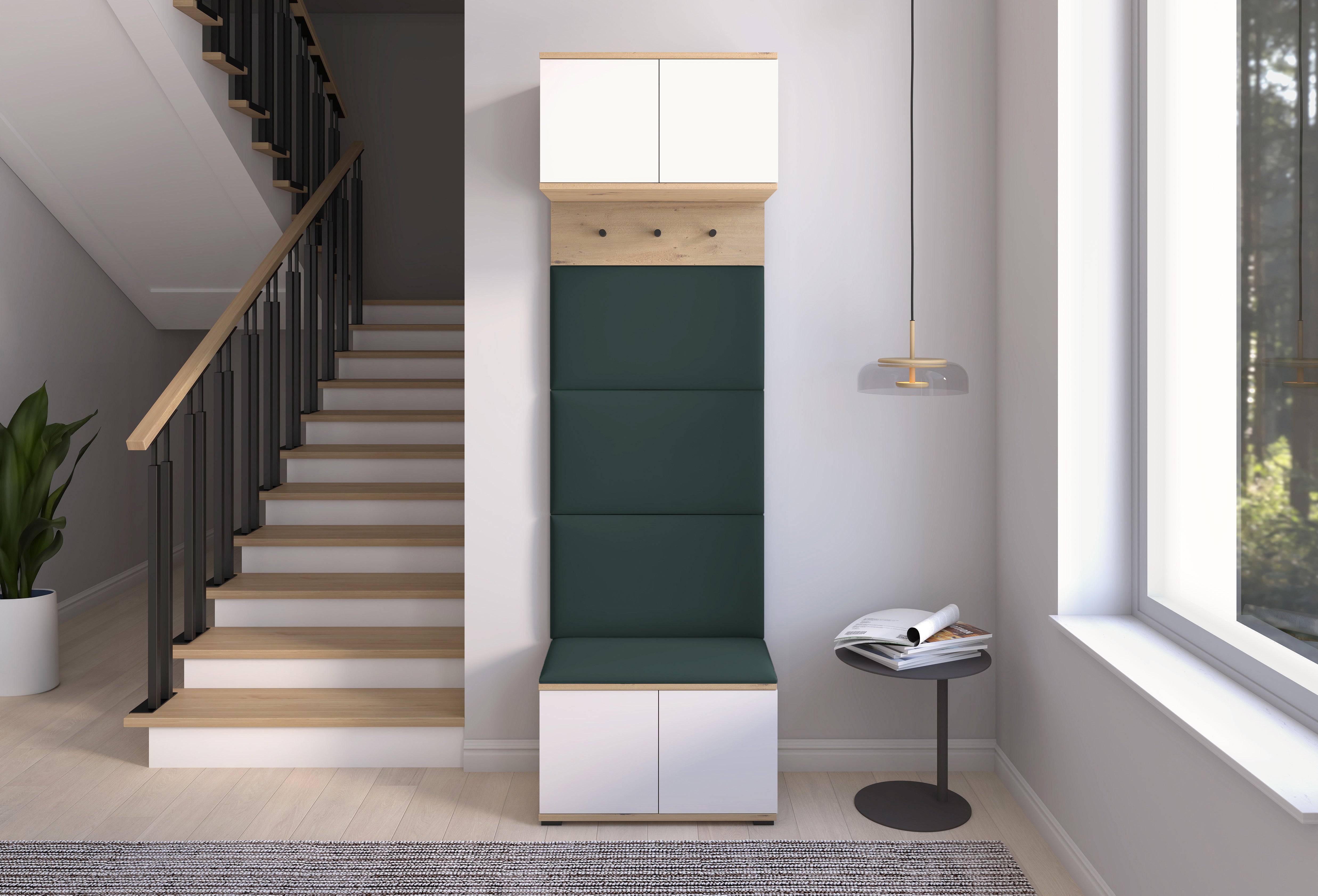 PK Sevilla 5 Hallway Wardrobe - Bottle Green